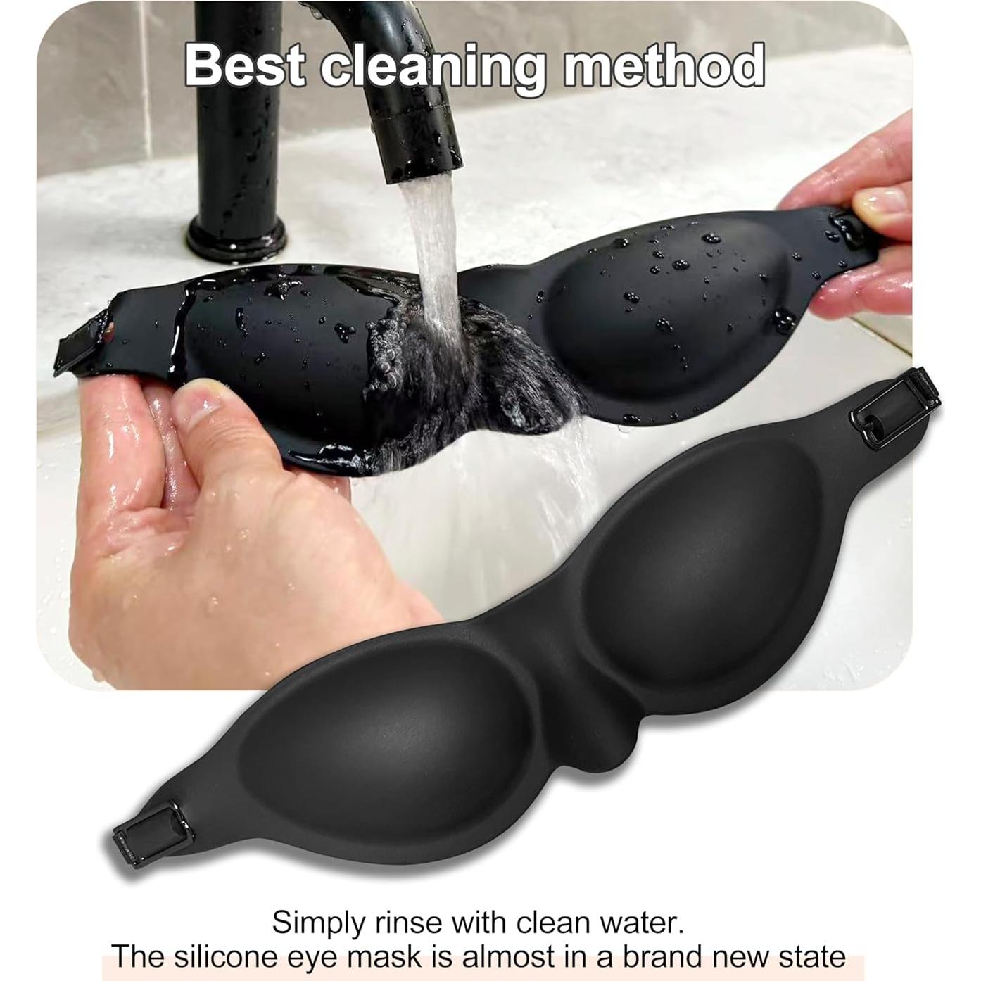 Máscara de Sueño KINKIMISTINA de Silicona para Ojos Secos