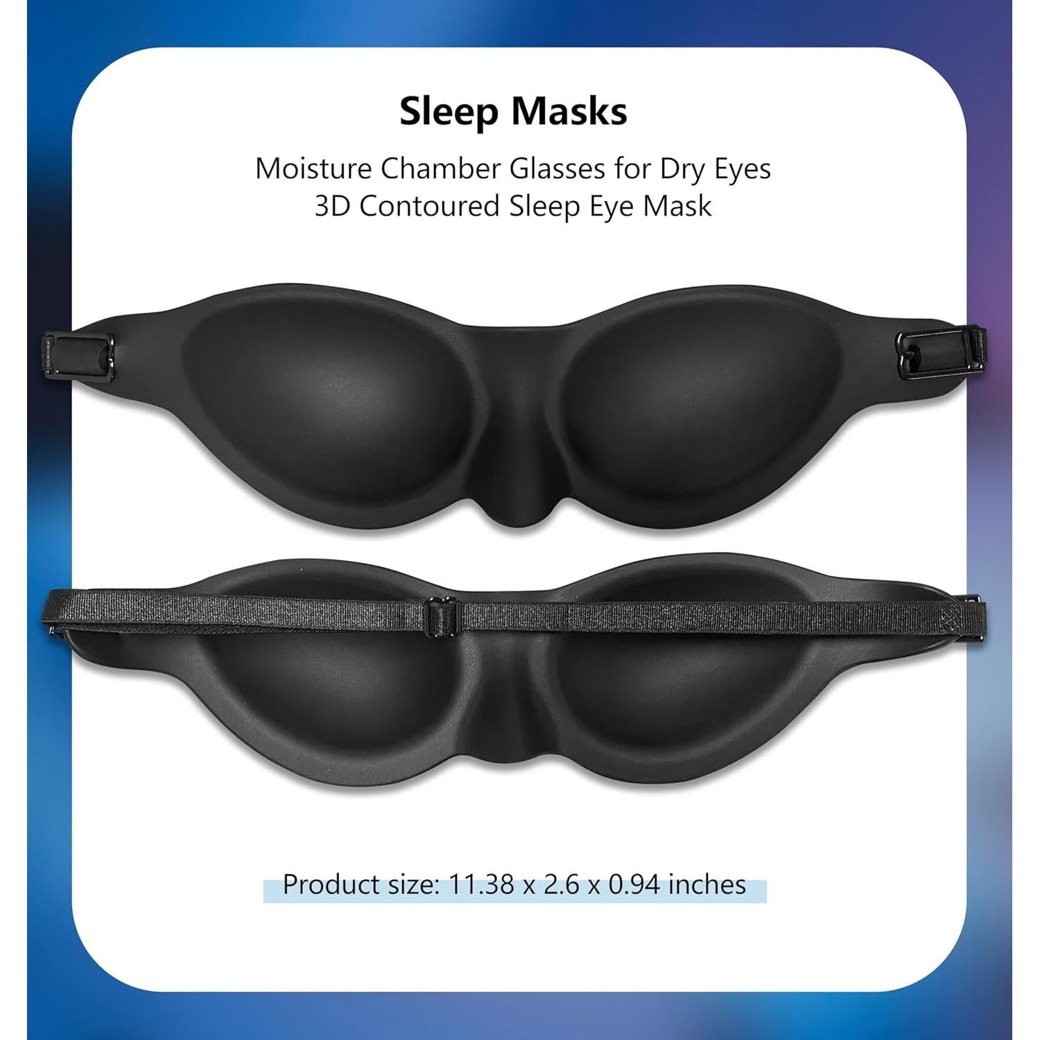 Máscara de Sueño KINKIMISTINA de Silicona para Ojos Secos