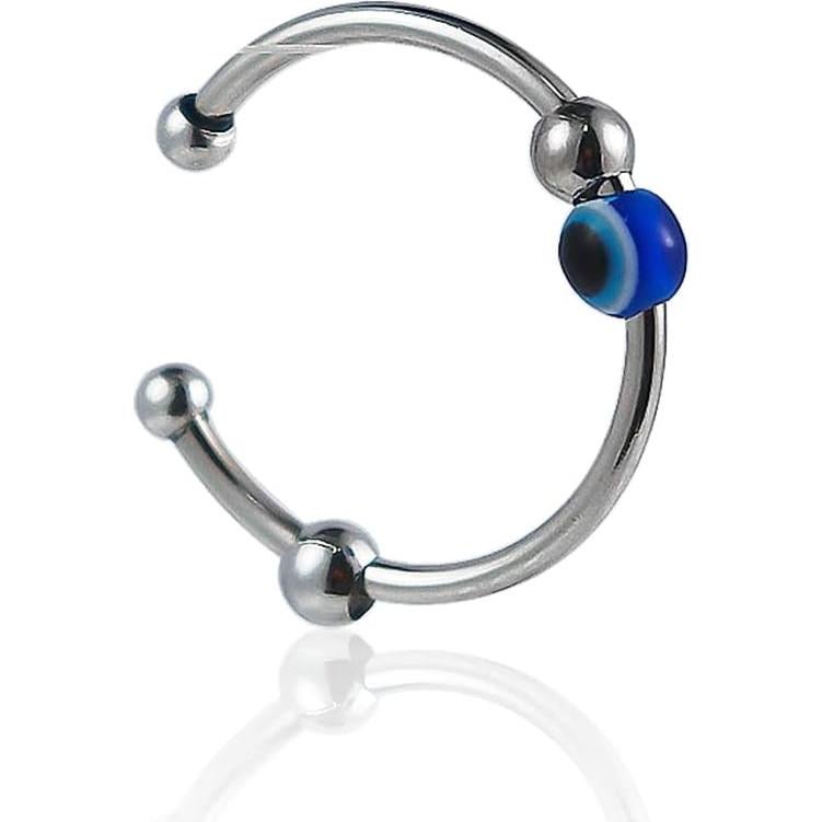 Anillos Apilables Coloridos Bling Ojo Maligno Alivio Ansiedad 2pcs
