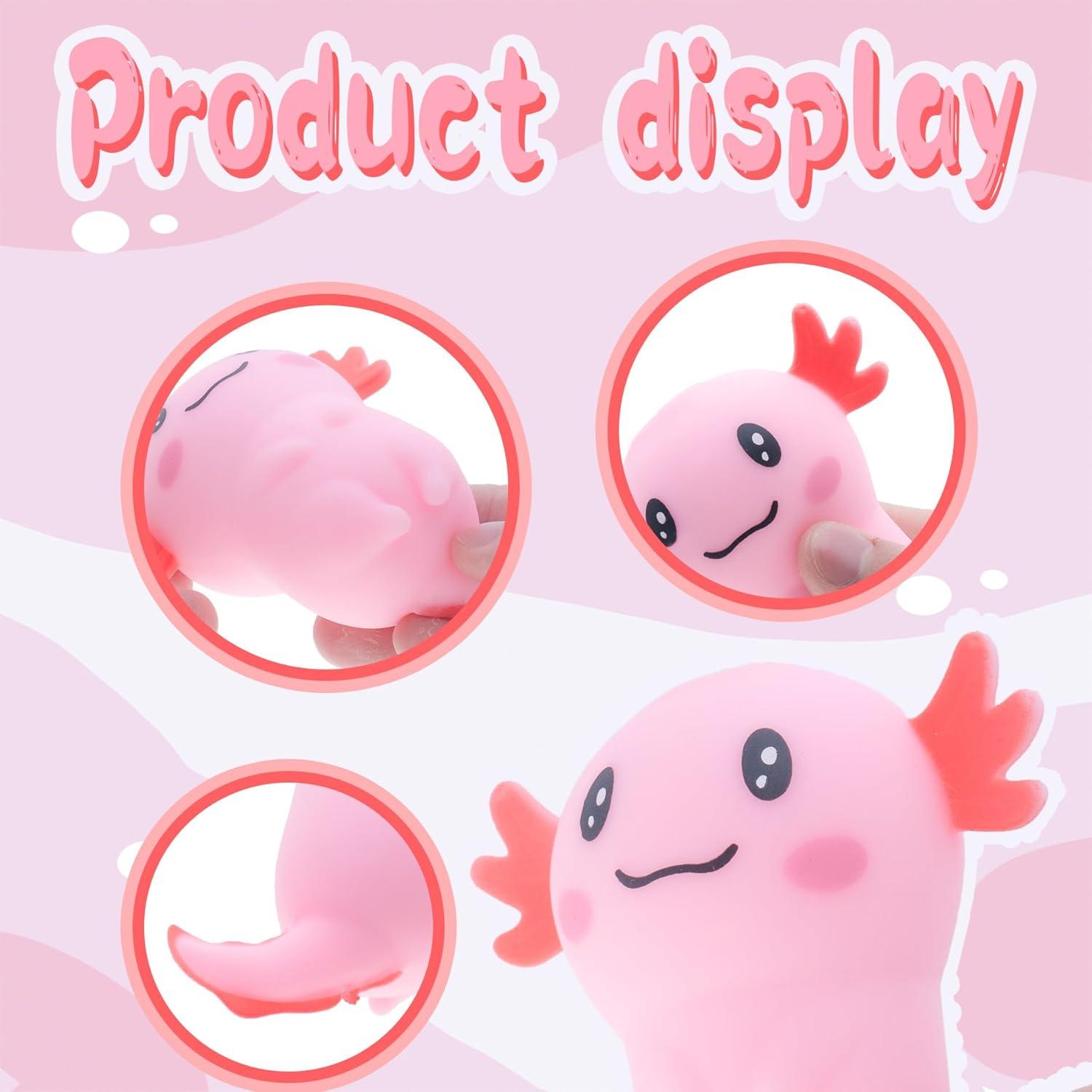 Juguete Sensorial Axolotl Antiestrés Wazibo - 4 Pcs