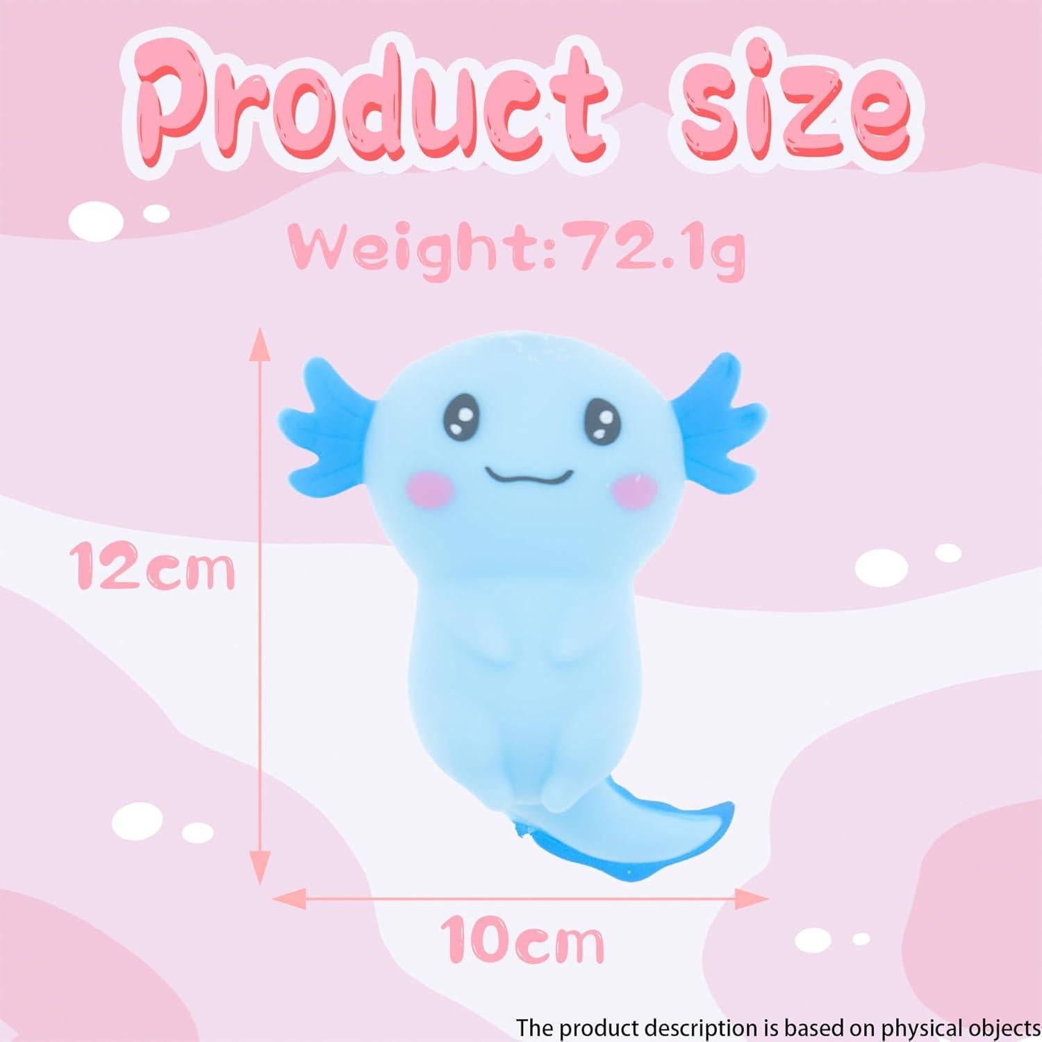 Juguete Sensorial Axolotl Antiestrés Wazibo - 4 Pcs