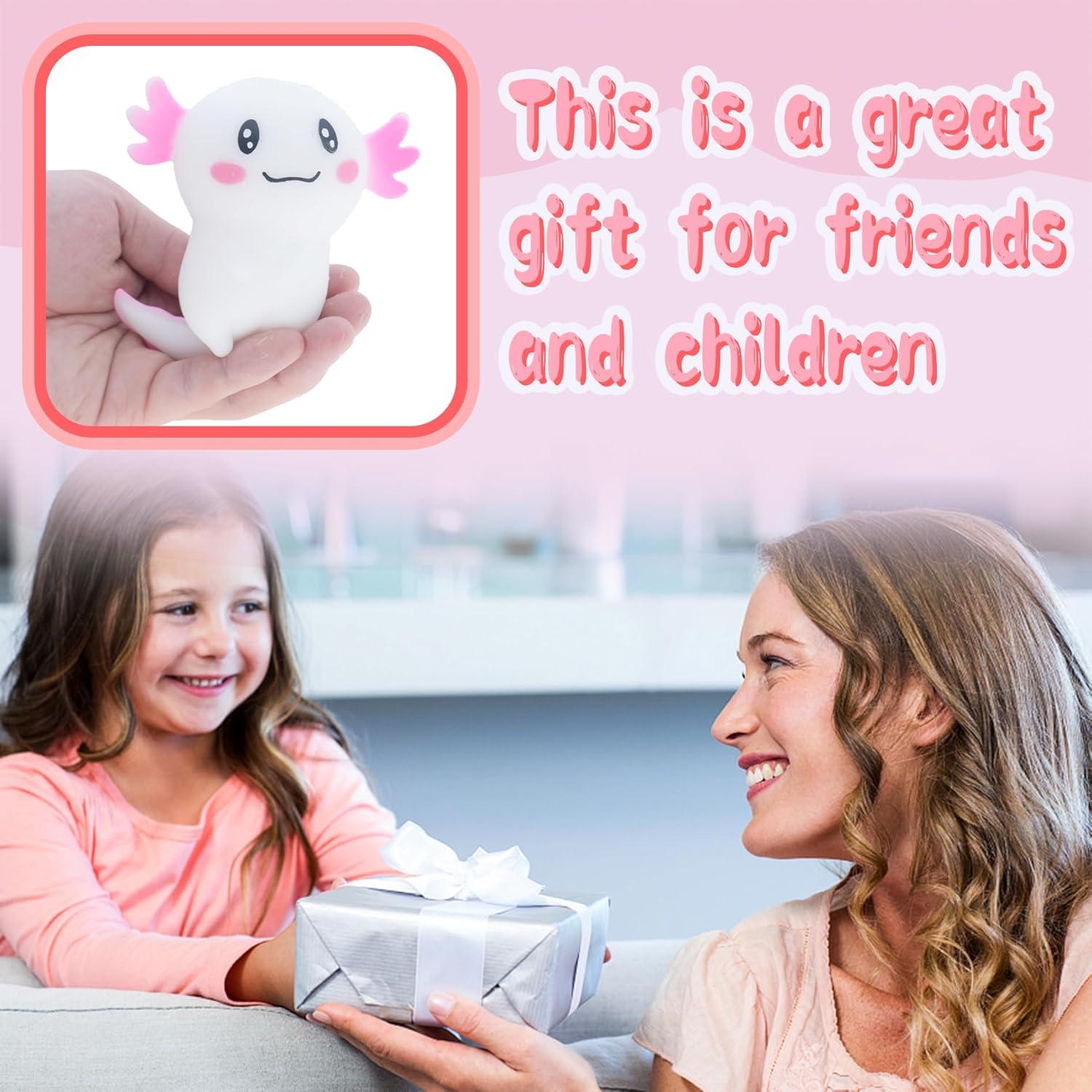 Juguete Sensorial Axolotl Antiestrés Wazibo - 4 Pcs