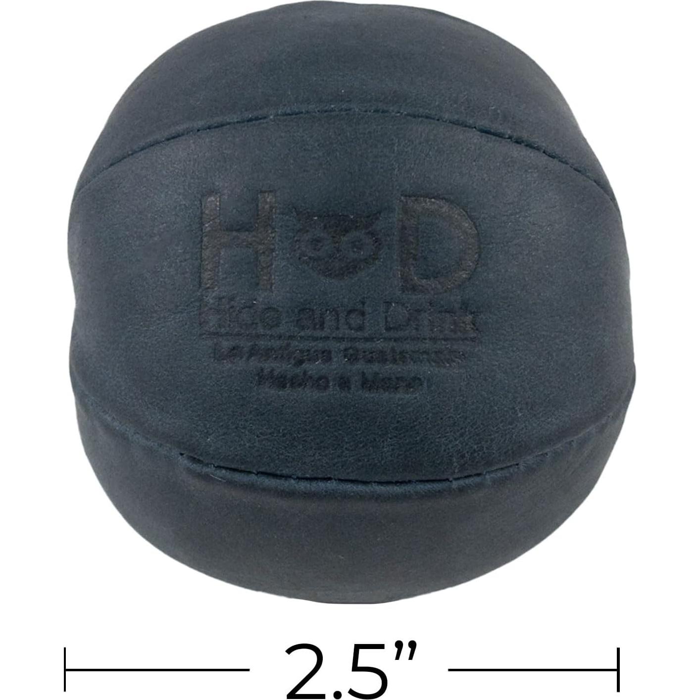 Pelota Antiestrés de Cuero Hide & Drink - Azul Pizarra