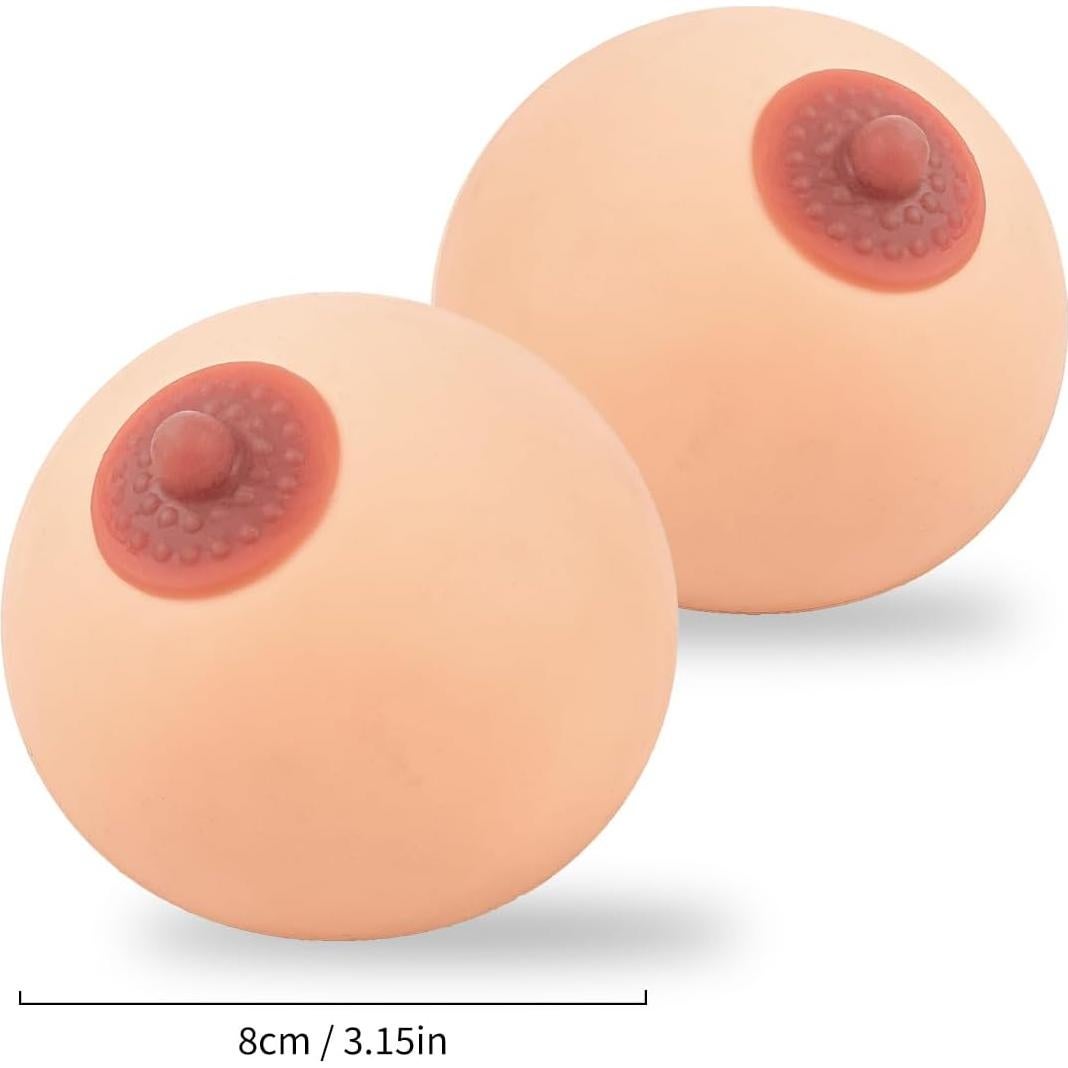 Pelotas Antiestrés Pandahero - 2 Pack de Silicona Ecológica