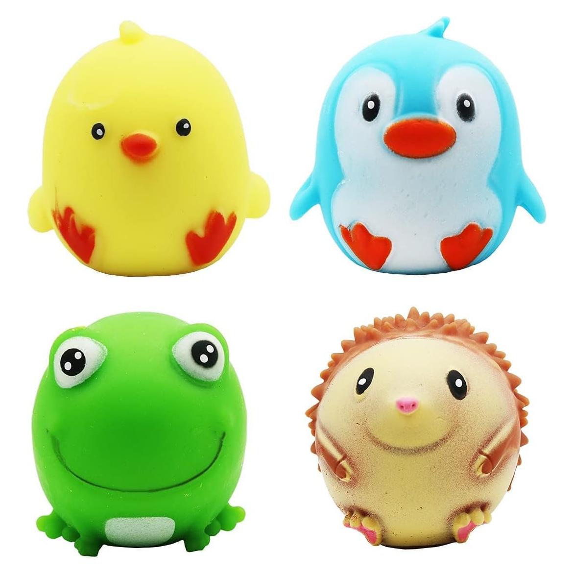 Paquete de 4 Pelotas Antiestrés Dungsko para Niños y Adultos