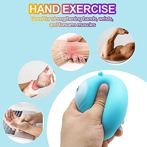 Paquete de 4 Pelotas Antiestrés Dungsko para Niños y Adultos