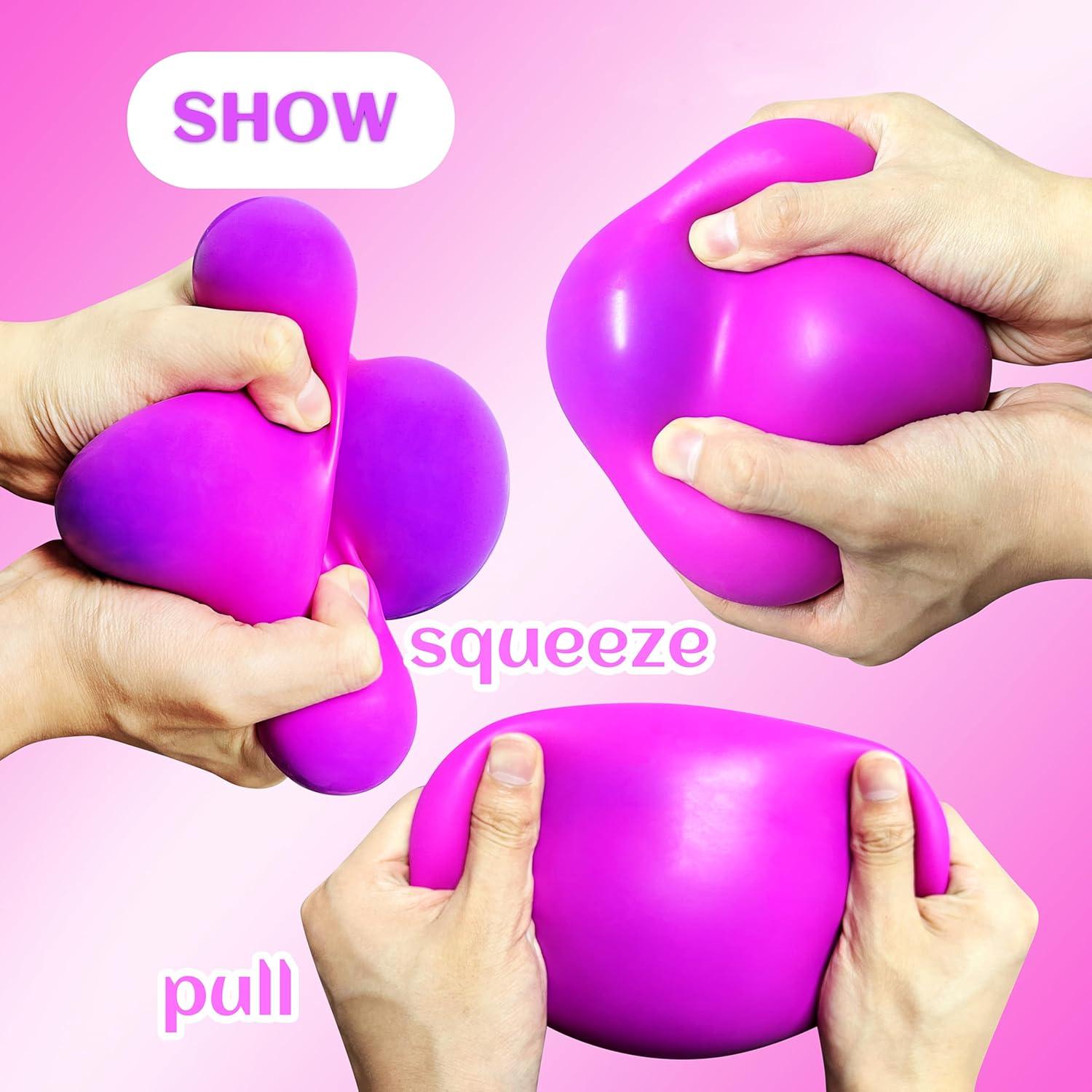 Pelota de Estrés Jumbo JIAHO 10.16 cm Cambia Color