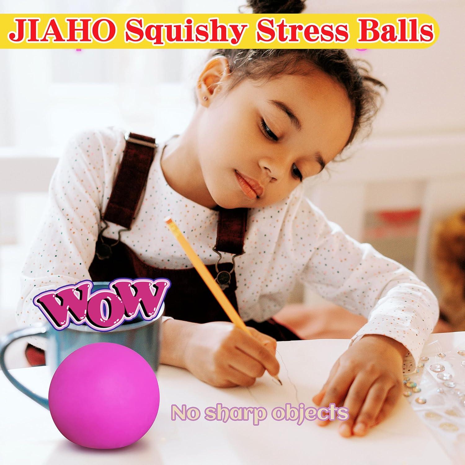 Pelota de Estrés Jumbo JIAHO 10.16 cm Cambia Color