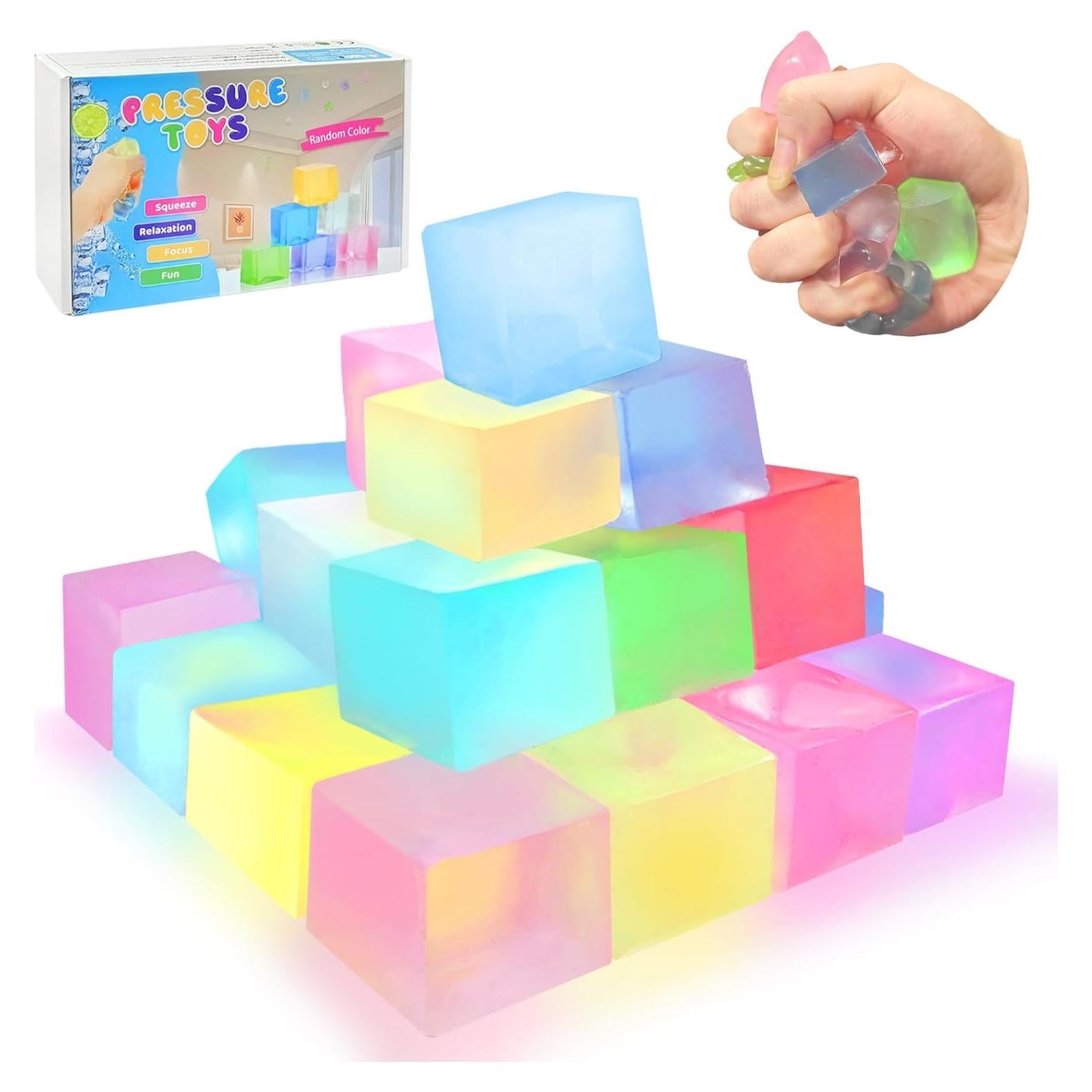 24 Pelotas Antiestrés Babyye Juguetes Sensoriales Compactos