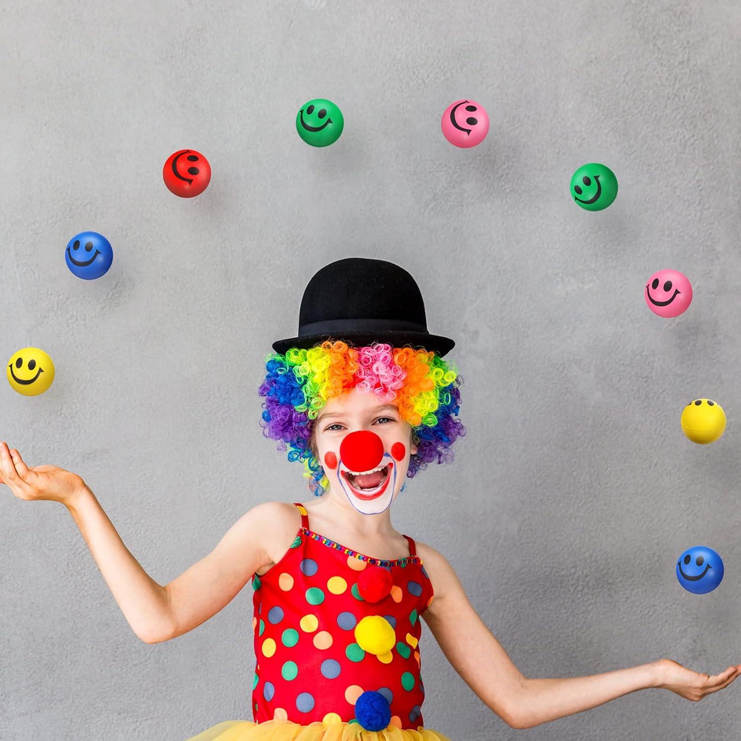 100 Mini Pelotas de Estrés Skylety de Espuma Suave 3 cm