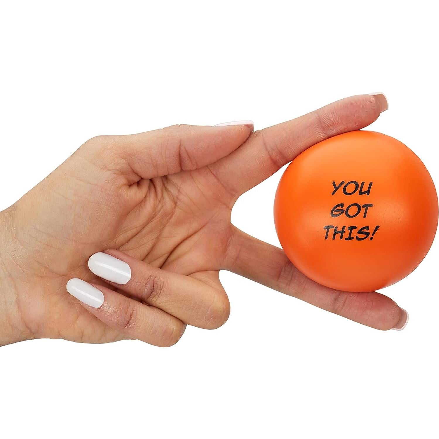 Pelotas Antiestrés Motivacionales Super Shuk - Paquete de 3