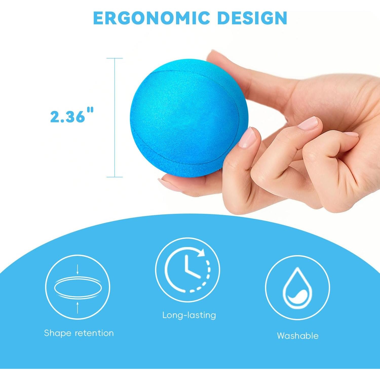 Paquete de 3 Pelotas Antiestrés Linemoon para Terapia de Mano