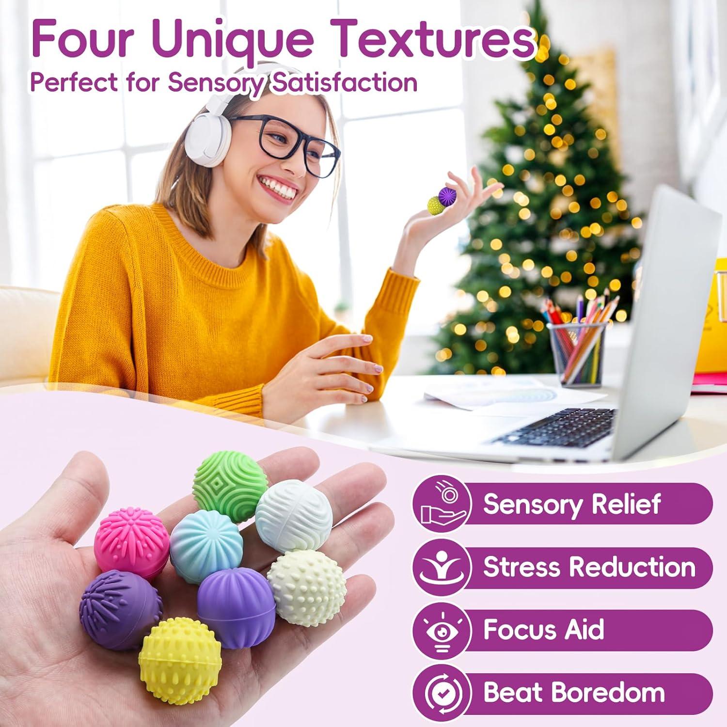 4 Bolas Magnéticas de Silicona Antiestrés Longcheng 190g