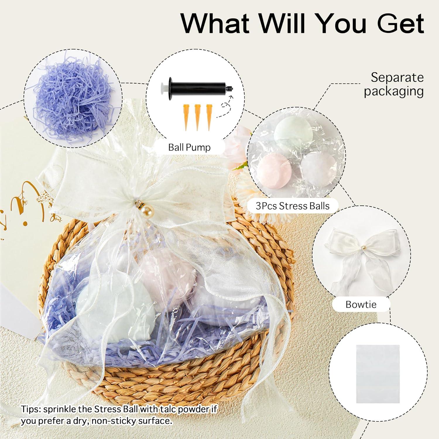 Pelotas Antiestrés ZIFTY 3 Piezas Suaves Alivio Ansiedad