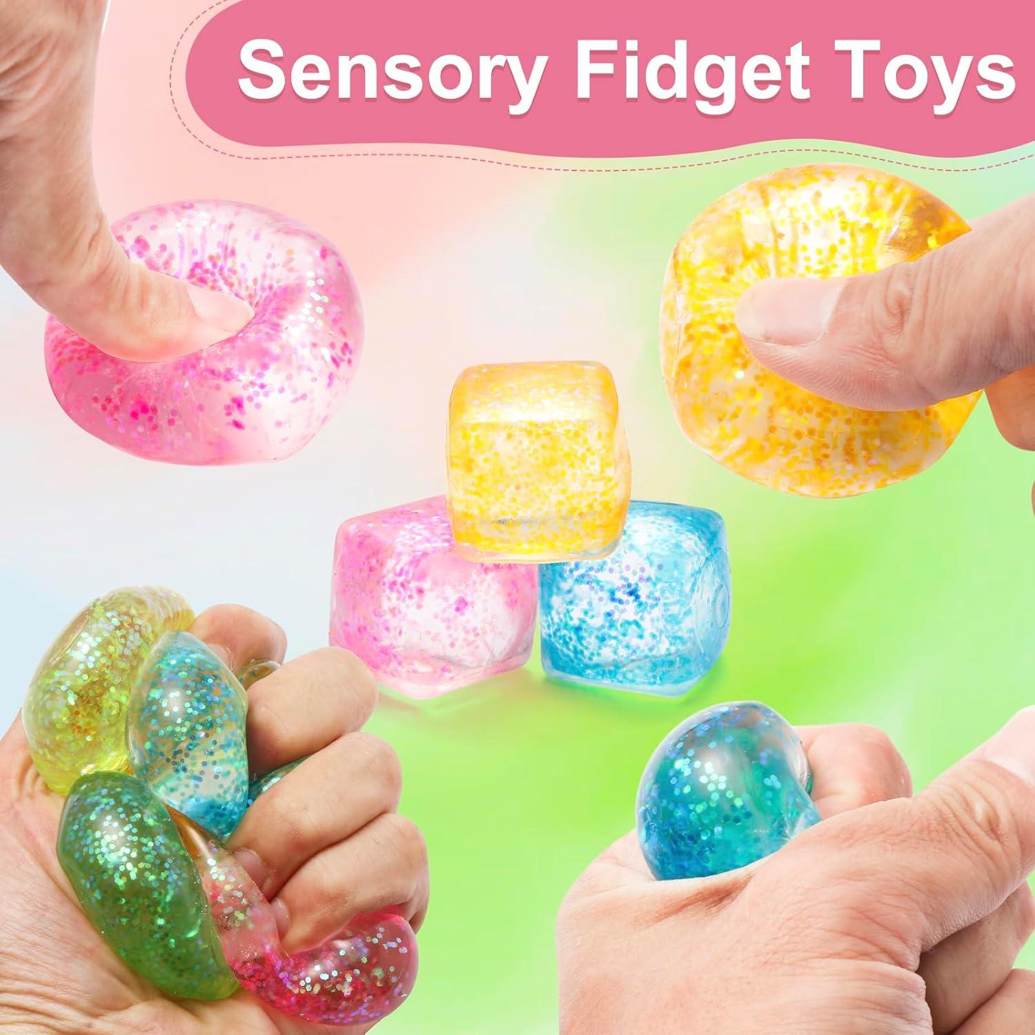 Paquete de 10 Pelotas Antiestrés Cubo Squishy ZJDL 3 cm