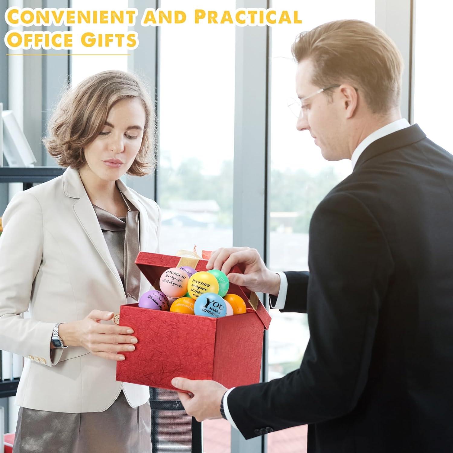 48 Pelotas Antiestrés Motivacionales Glimin con Bolsa 5 cm