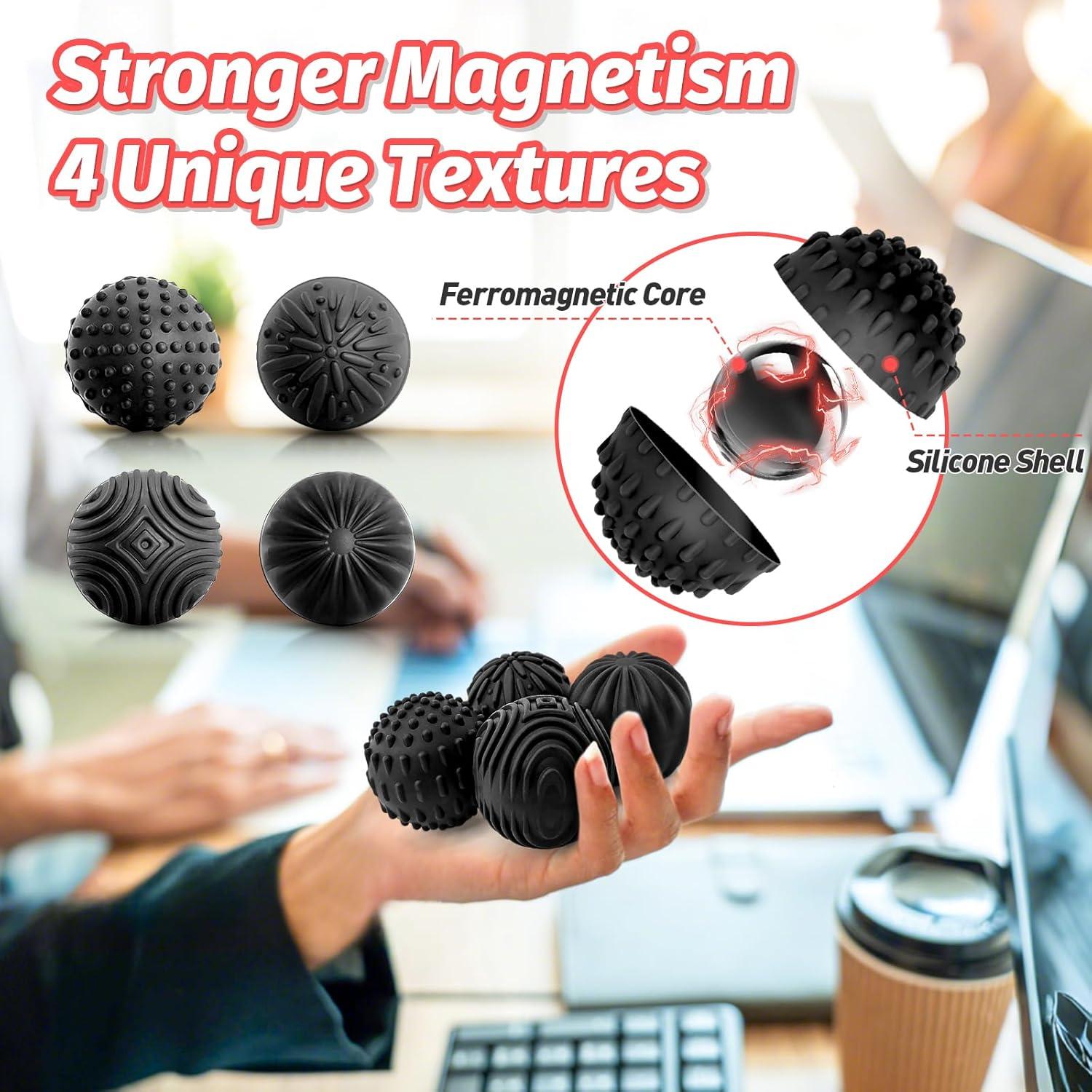 Pelotas Magnéticas de Silicona GLMZZ - Alivio Estrés 4 PCS