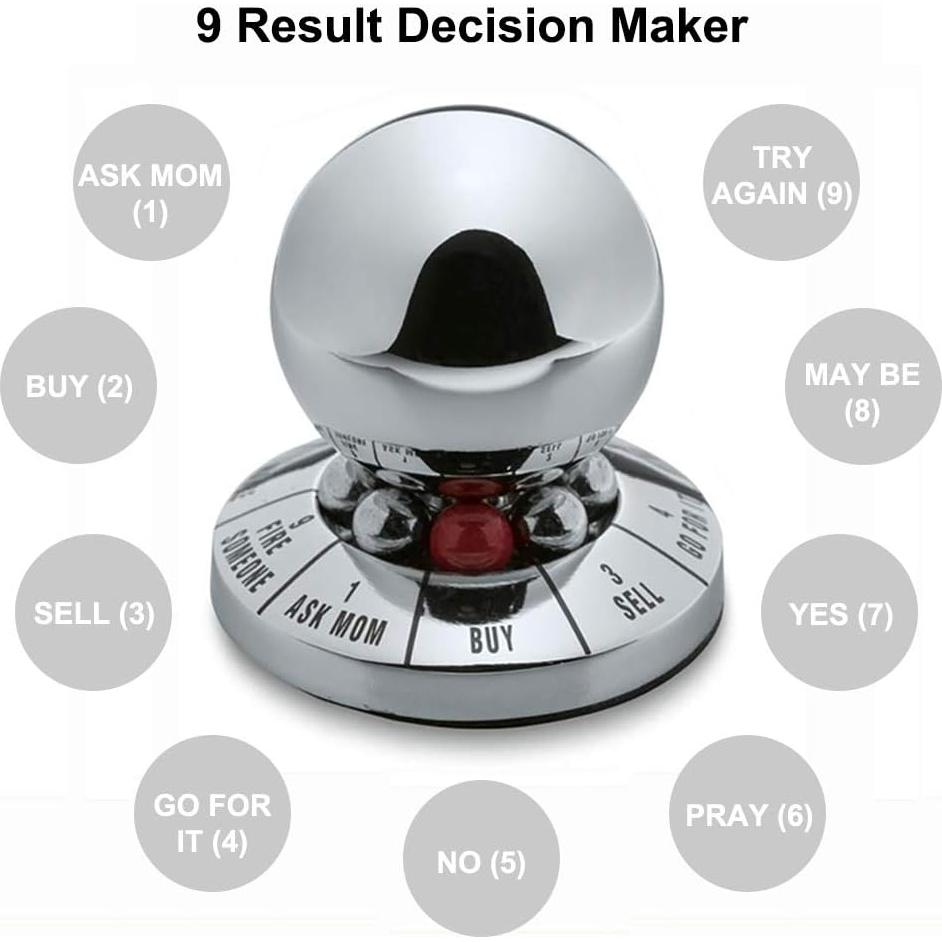 Bola Tomadora de Decisiones Giveme5 de Metal 3.5cm Color Aleatorio