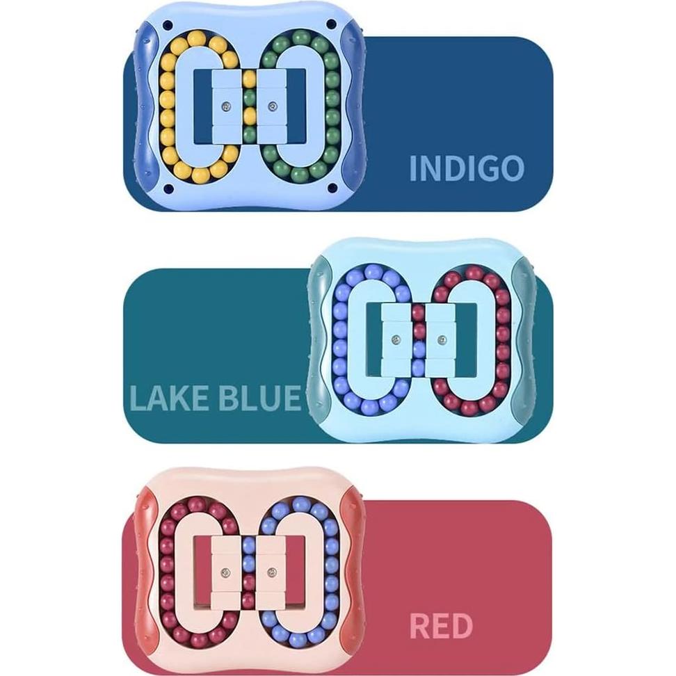 Cubo Mágico Antiestrés Para Niños y Adultos - Paquete de 3 Piezas