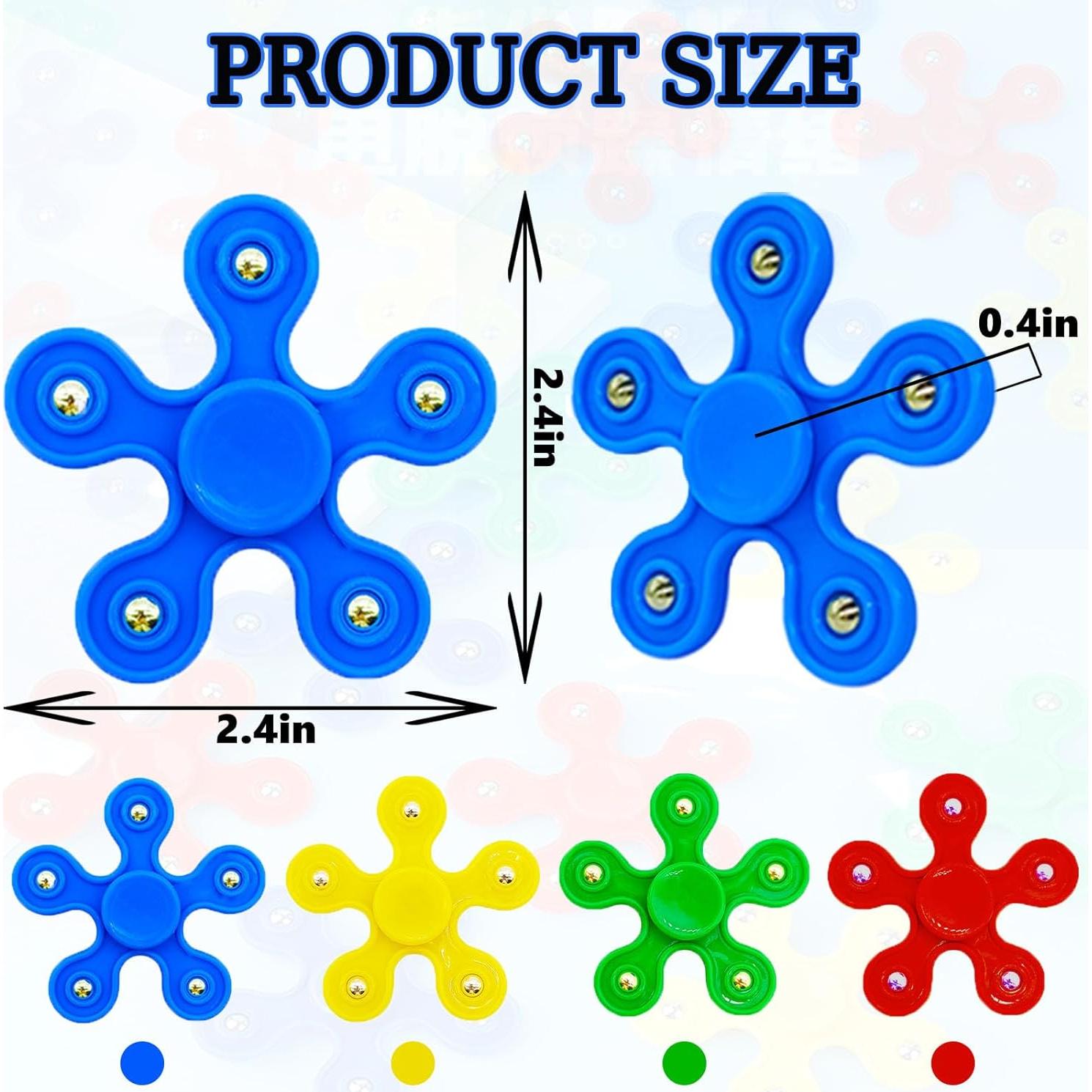 32 Spinners Antiestrés TGIQROVE Juguetes Sensoriales 6 cm