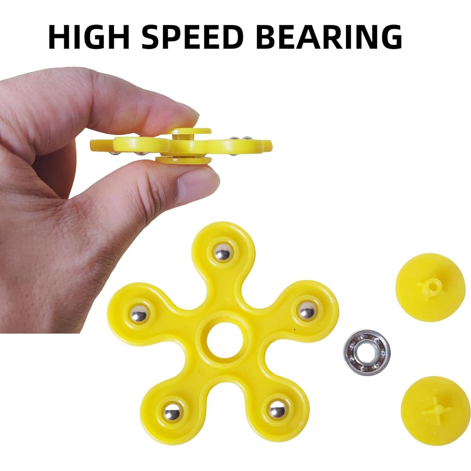 50 Mini Spinners Antiestrés para Fiestas - 2.4" (6.1 cm) - Nbguigdstr