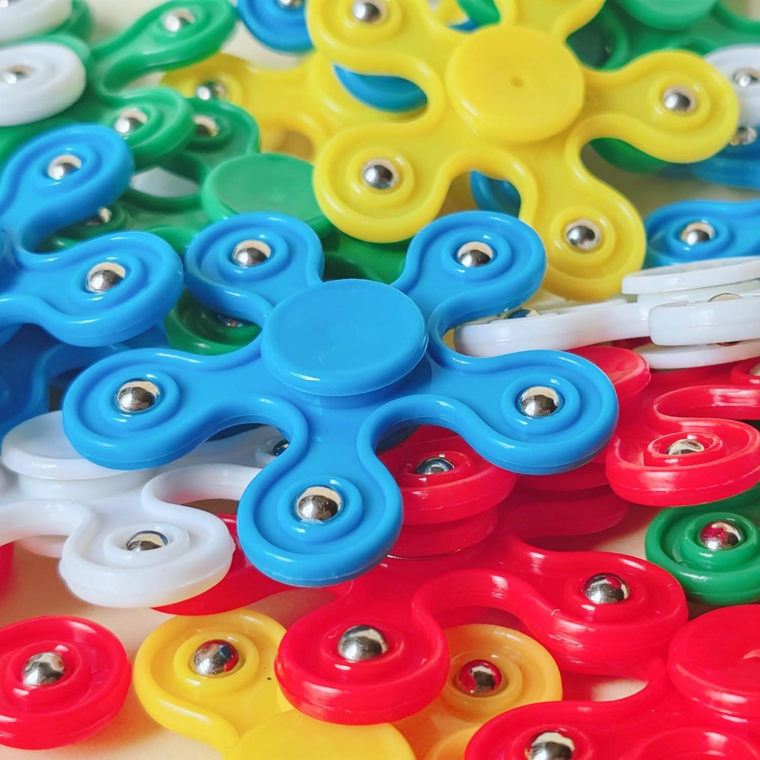 50 Mini Spinners Antiestrés para Fiestas - 2.4" (6.1 cm) - Nbguigdstr