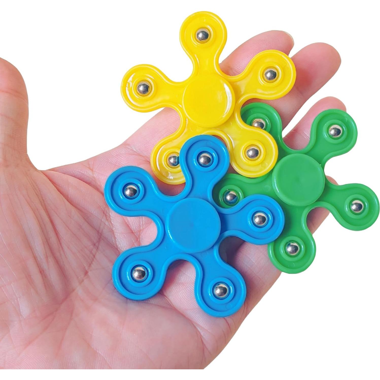 50 Mini Spinners Antiestrés para Fiestas - 2.4" (6.1 cm) - Nbguigdstr