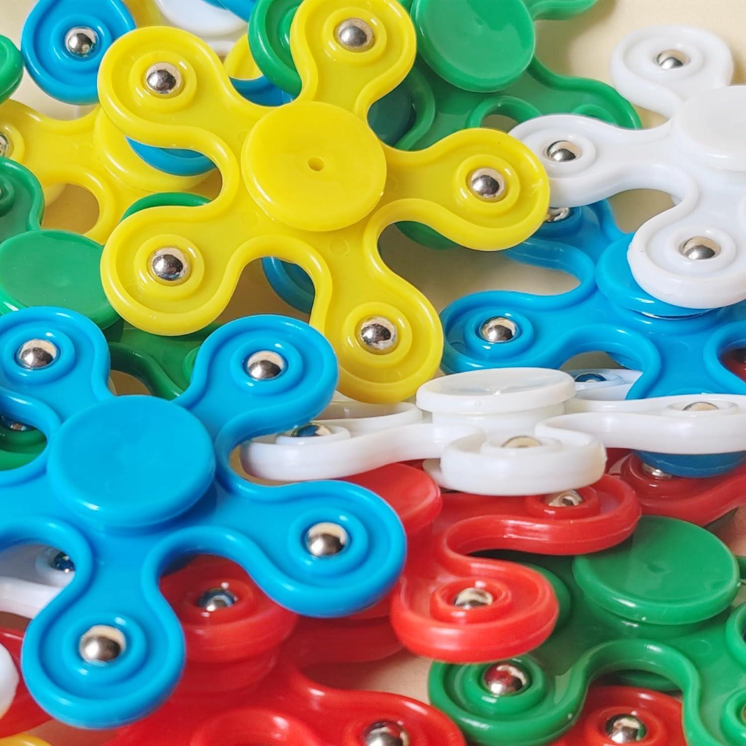 50 Mini Spinners Antiestrés para Fiestas - 2.4" (6.1 cm) - Nbguigdstr