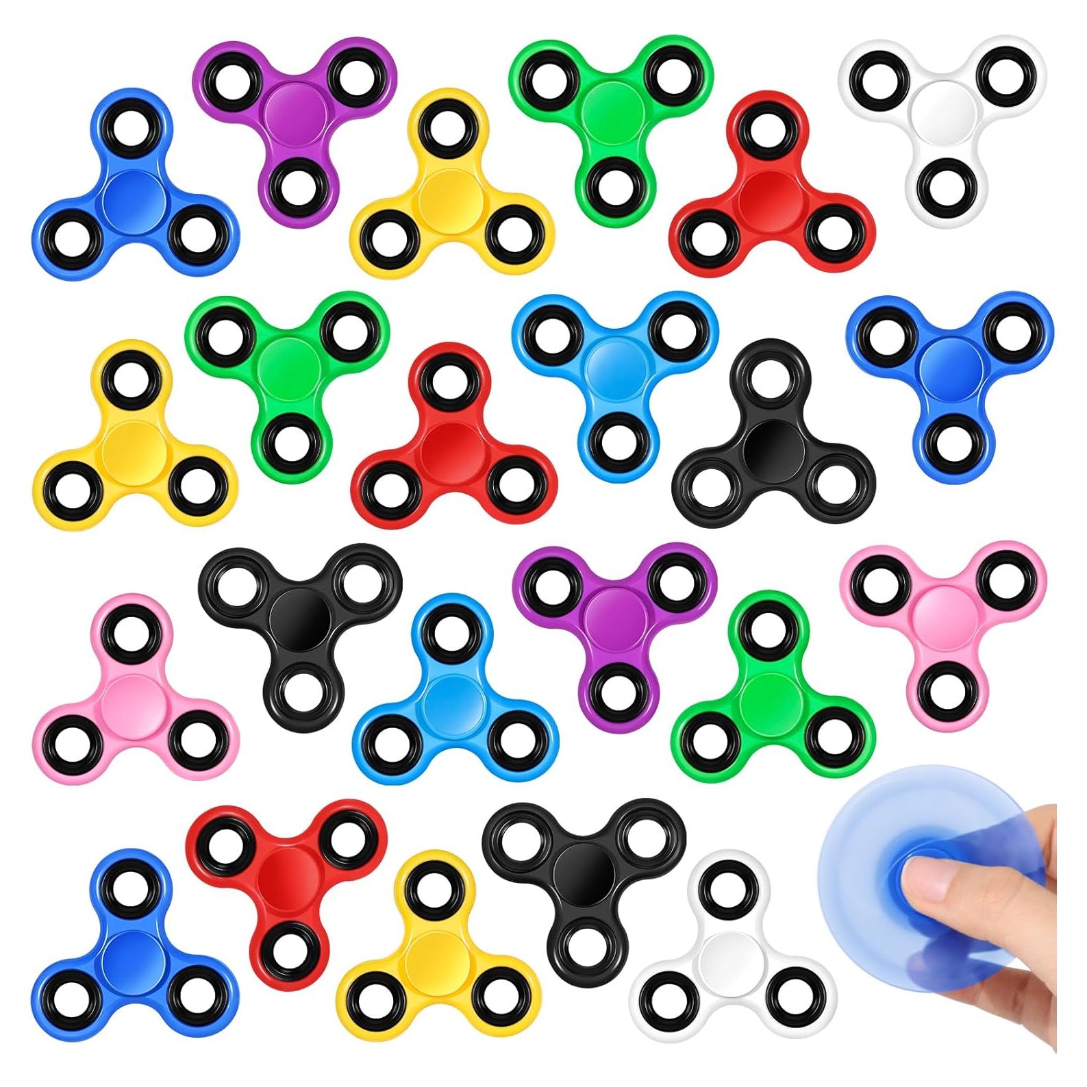 Paquete de 24 Spinners Antiestrés Gigilli para Niños y Adultos