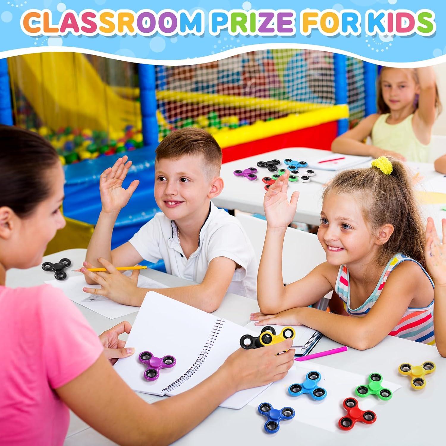 Paquete de 24 Spinners Antiestrés Gigilli para Niños y Adultos