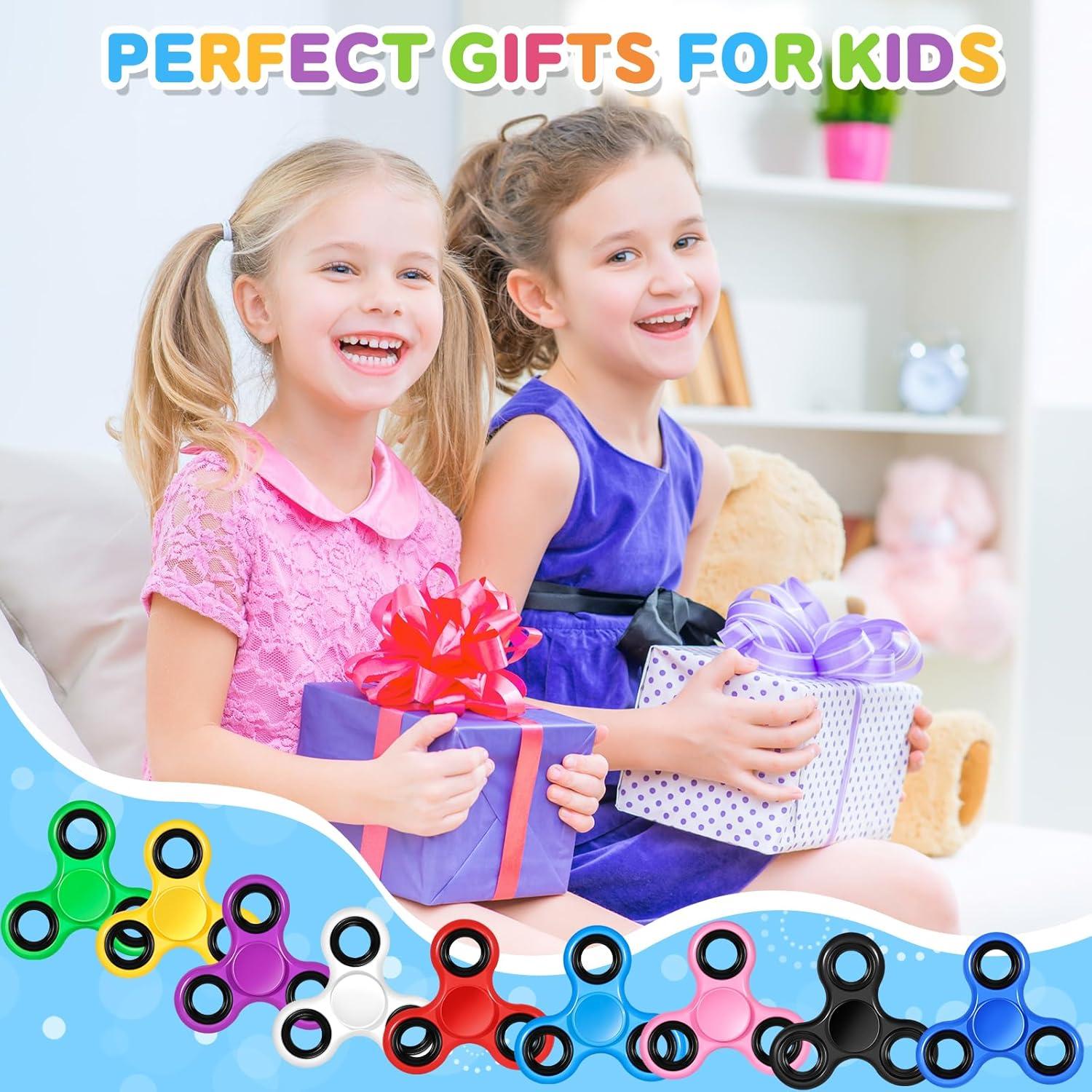 Paquete de 24 Spinners Antiestrés Gigilli para Niños y Adultos