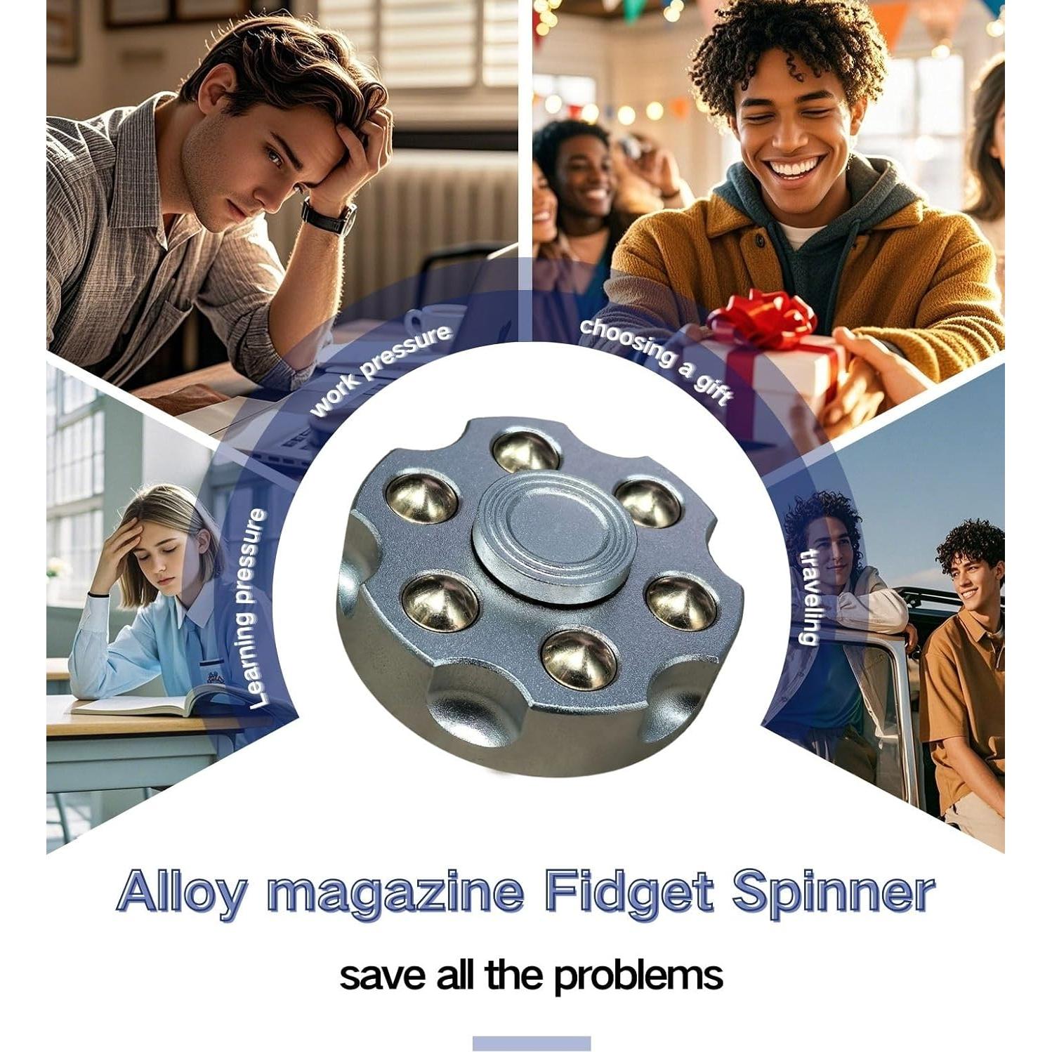 Spinner de Fidget ZROFULL Oro, Diseño Modular y Rodamiento Suave