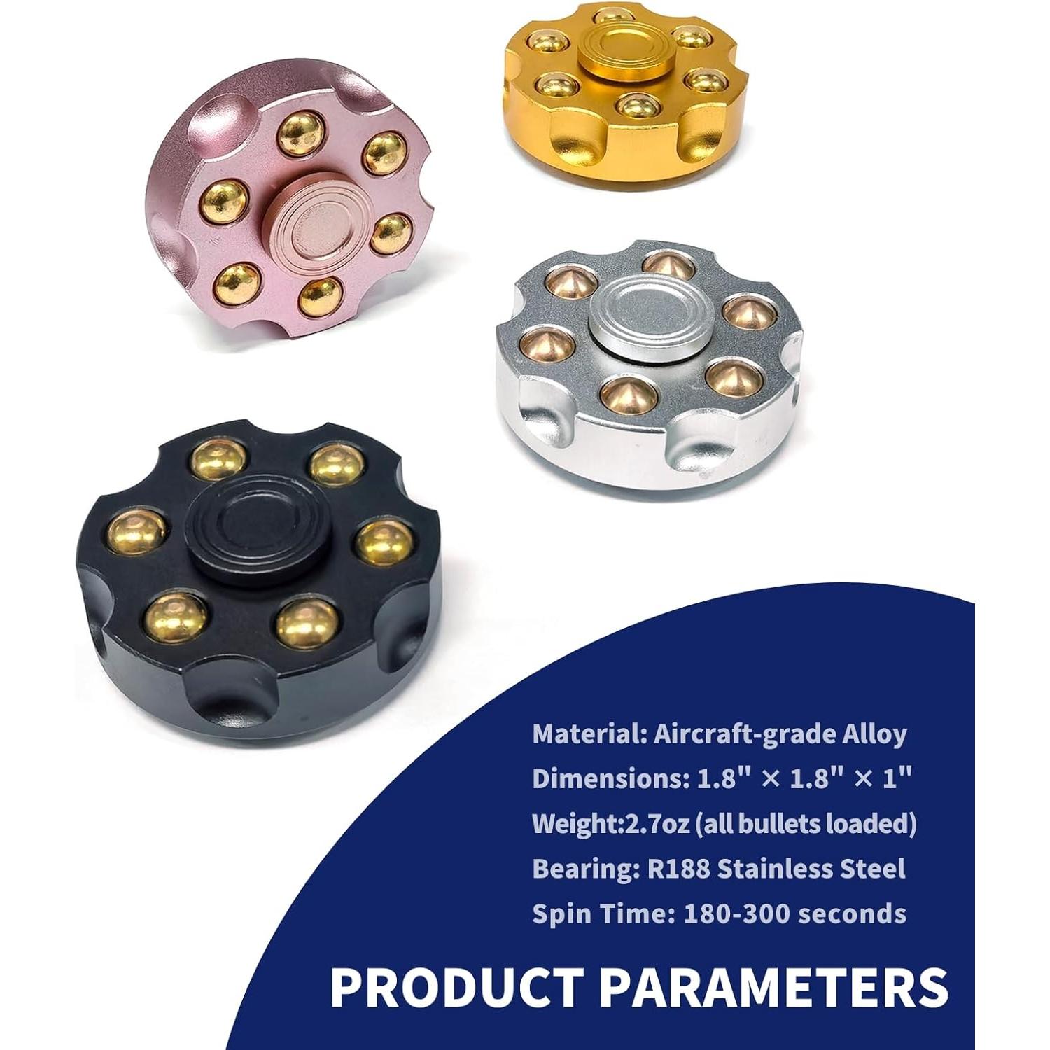 Spinner de Fidget ZROFULL Oro, Diseño Modular y Rodamiento Suave