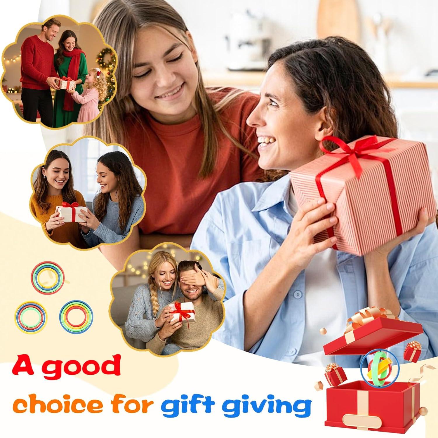 10 Juguetes Spinners Antiestrés Pusotal 6.5 cm para Niños y Adultos