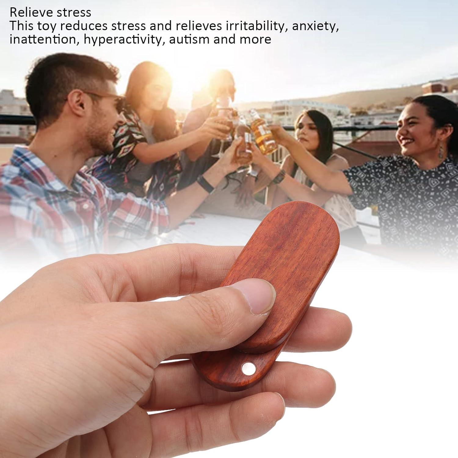 Juguete Antiestrés VGEBY Deslizador Magnético de Madera 60x30mm