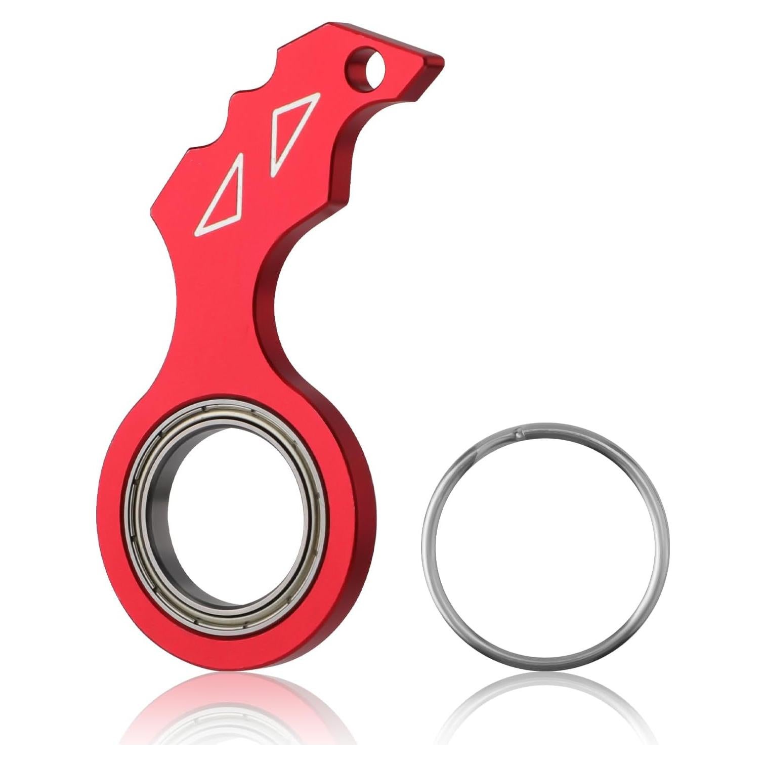 Llave Giratoria Antiestrés NQEUEPN Rojo - Llavero Portátil