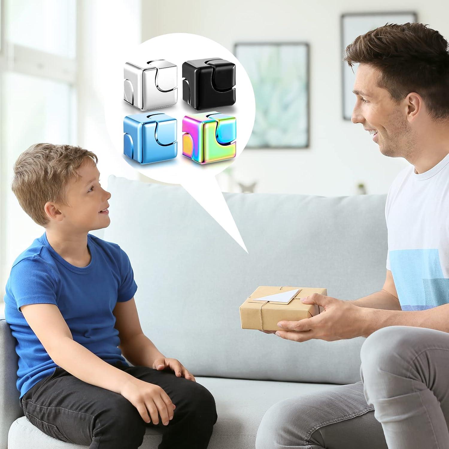 Cubo Giratorio Alivio Estrés Wettarn 4 Piezas 3cm