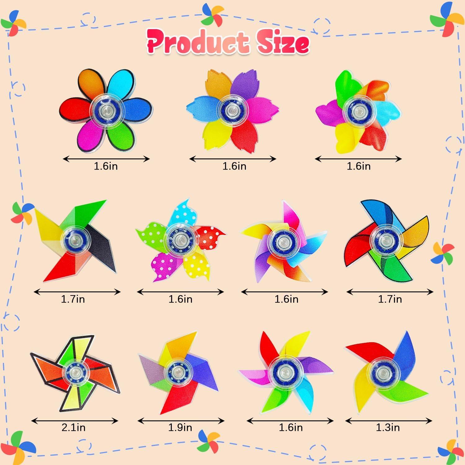 30 Juguetes Antiestrés Spinner Riferg para Niños y Adultos