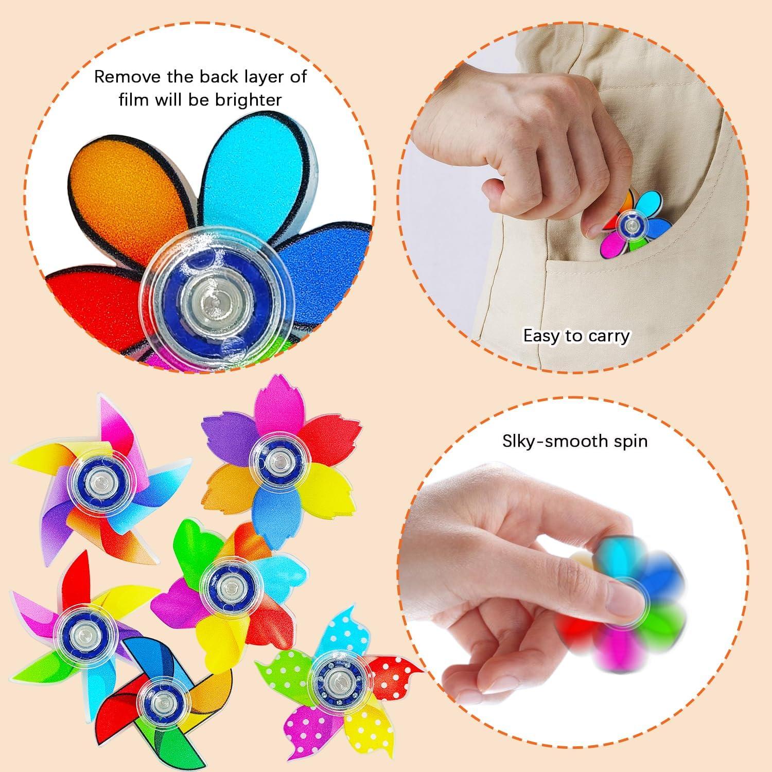 30 Juguetes Antiestrés Spinner Riferg para Niños y Adultos