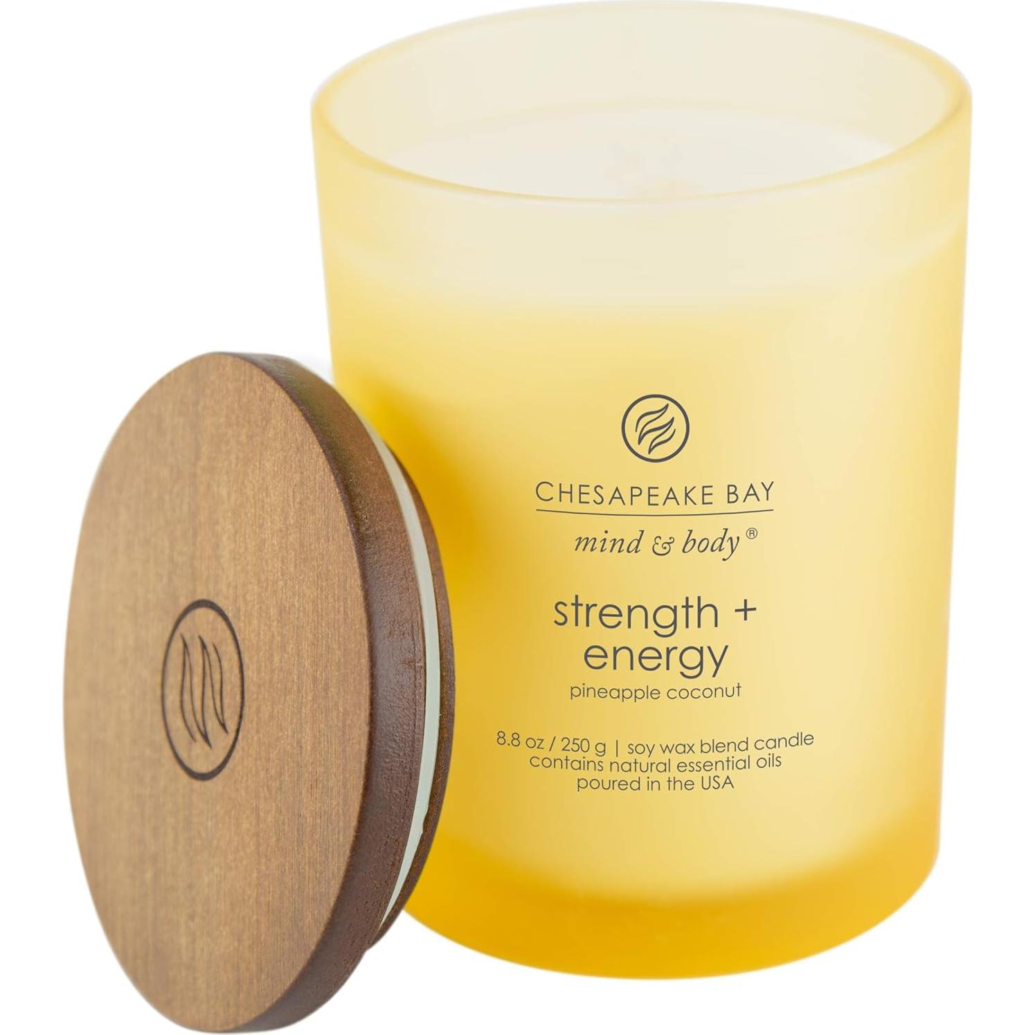 Paquete de Velas Aromáticas Chesapeake Bay - Equilibrio y Fuerza, Medianas