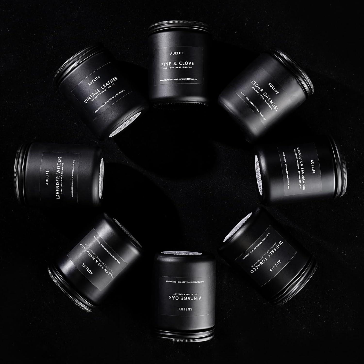 Vela Aromática de Soja Auelife Limón y Lavanda 198g