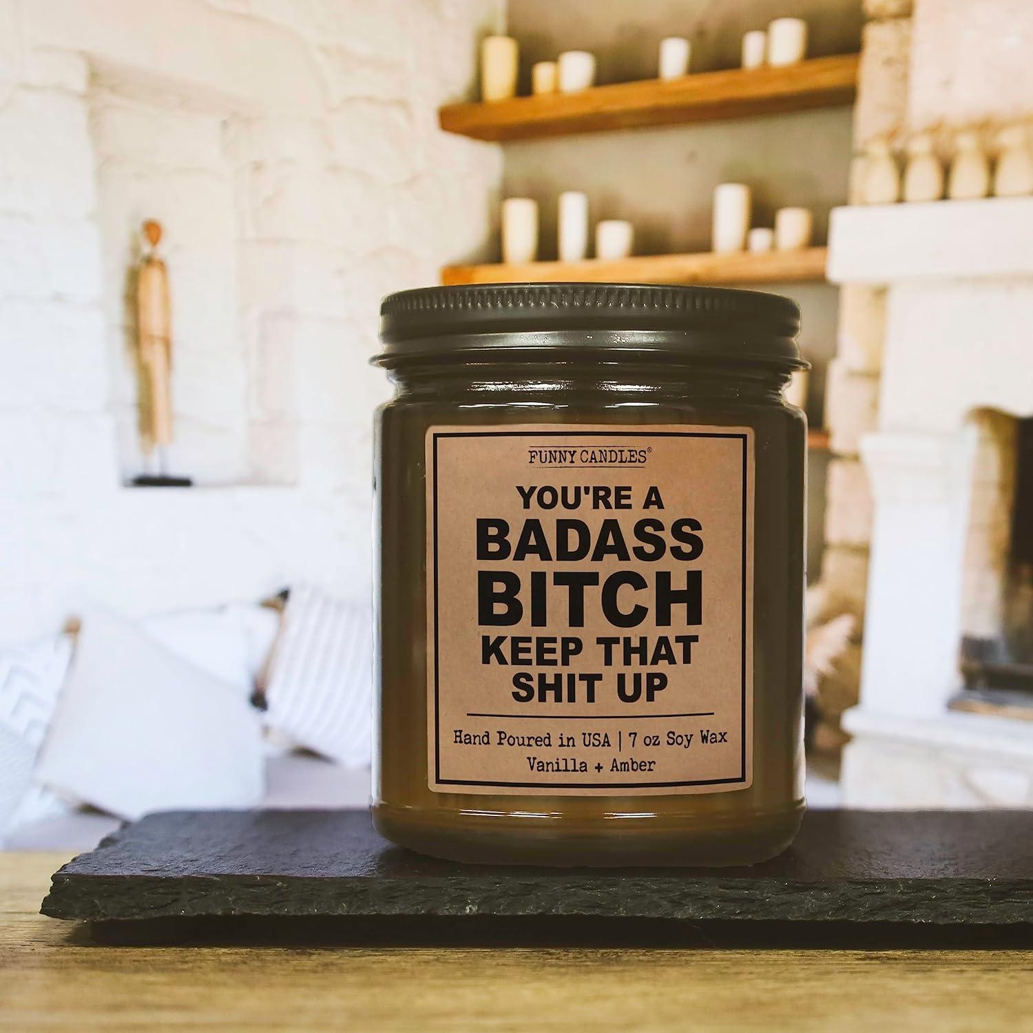 Vela Aromática de Soya Funny Candles 198 g Sándalo Vainilla
