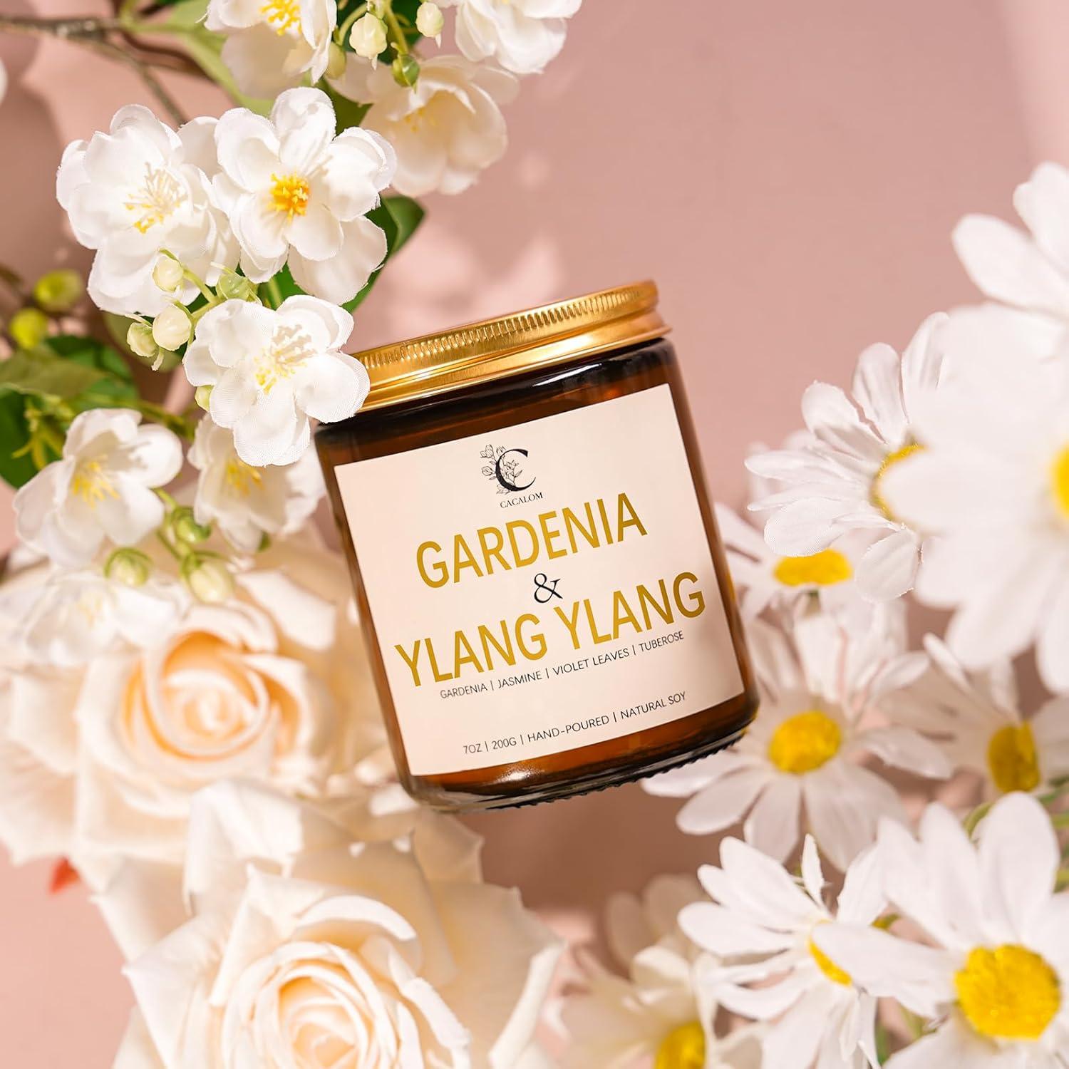 Set de Velas Aromáticas C CACALOM 4 Pack Soja Larga Duración