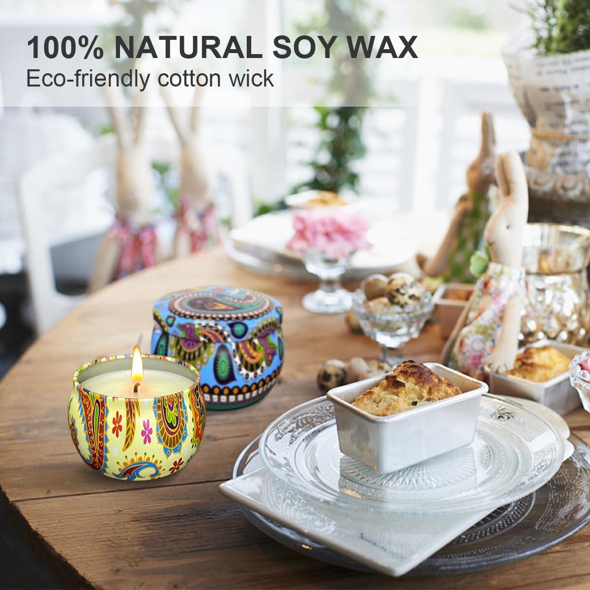 Velas Aromáticas de Cera de Soja Lomangdi 2PCS 124.74g