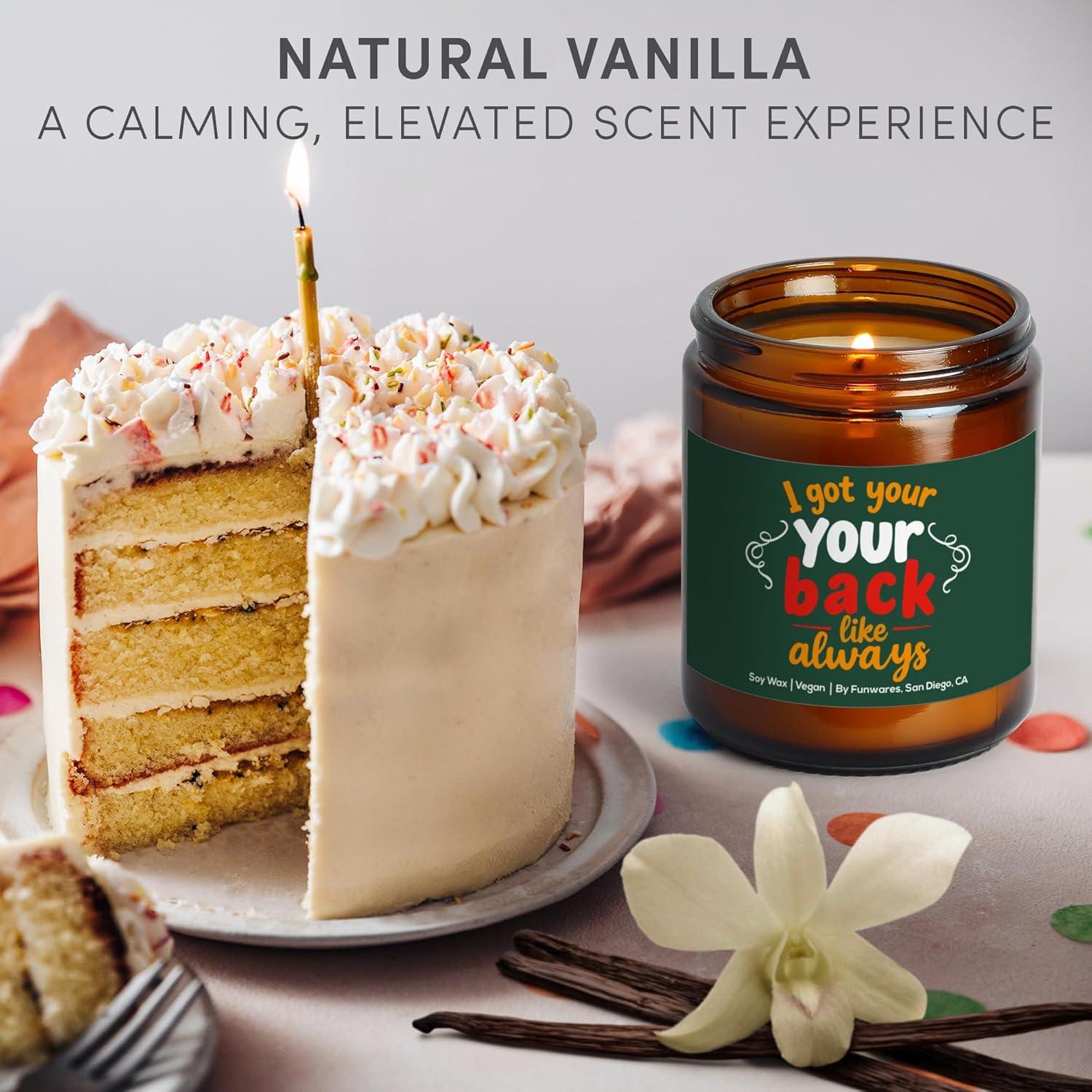 Vela Aromática de Soja Vainilla UT Brands 10.5cm - Amistad