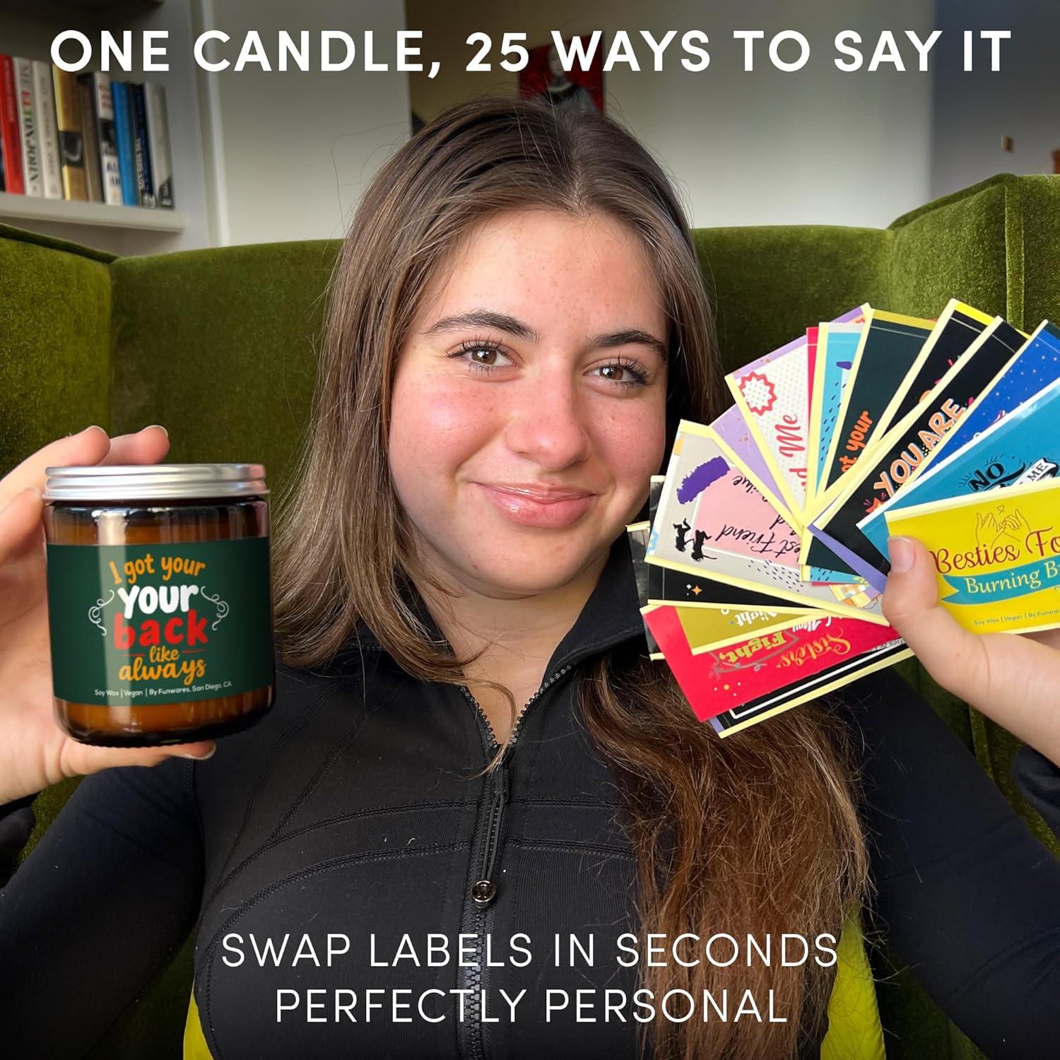 Vela Aromática de Soja Vainilla UT Brands 10.5cm - Amistad