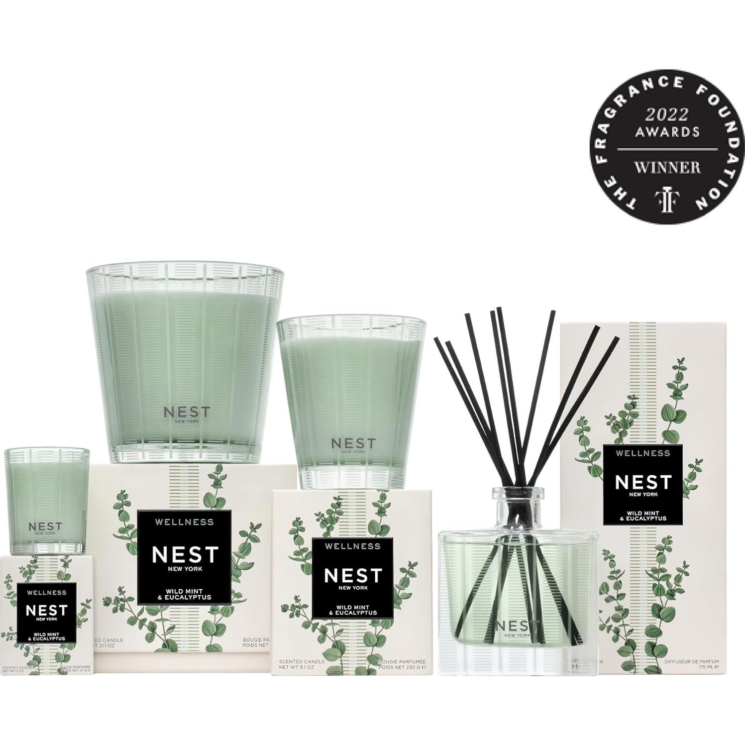 Vela Aromática NEST Nueva York 230 g Menta y Eucalipto
