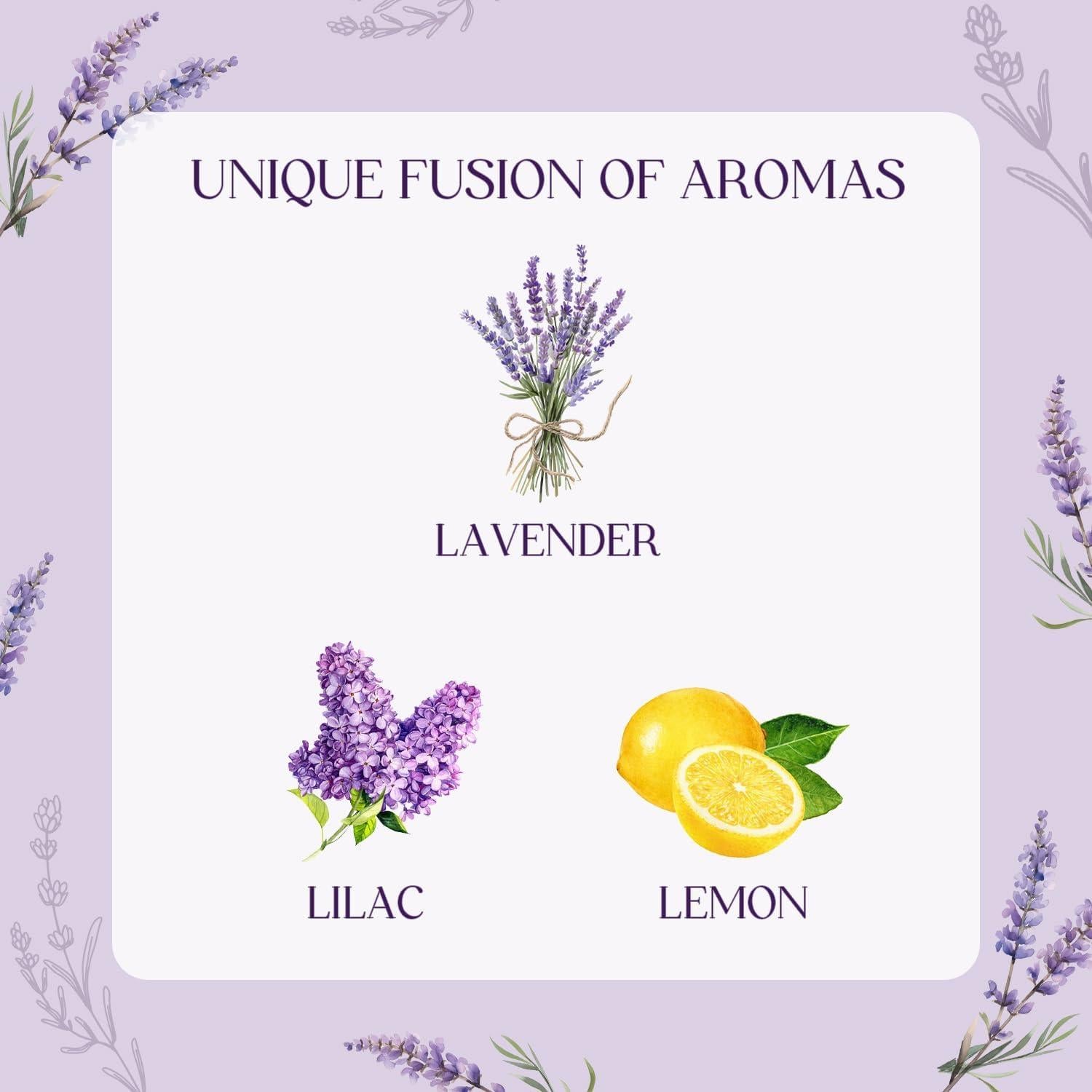 Set de 3 Velas Aromáticas Lavanda CHILLFLAME - 198 g