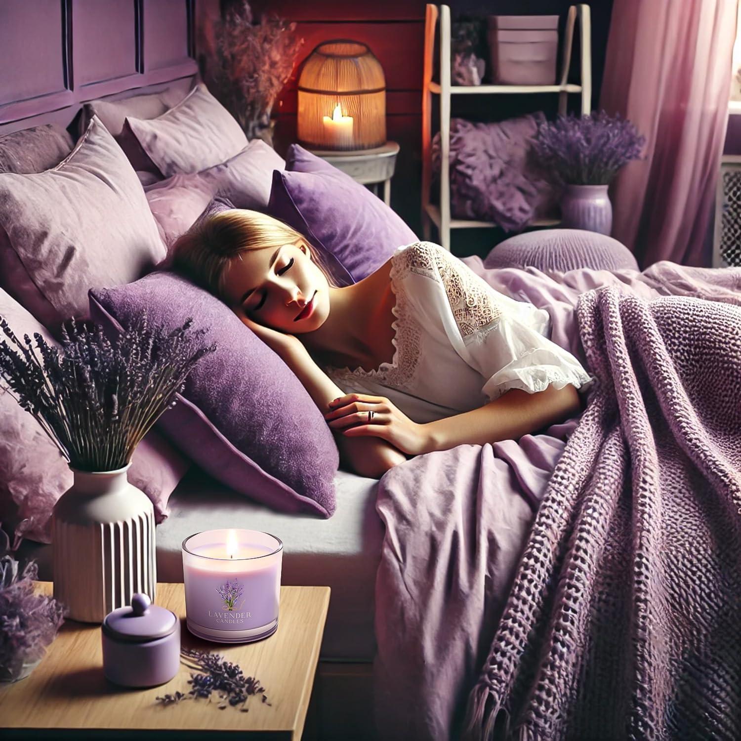 Set de 3 Velas Aromáticas Lavanda CHILLFLAME - 198 g