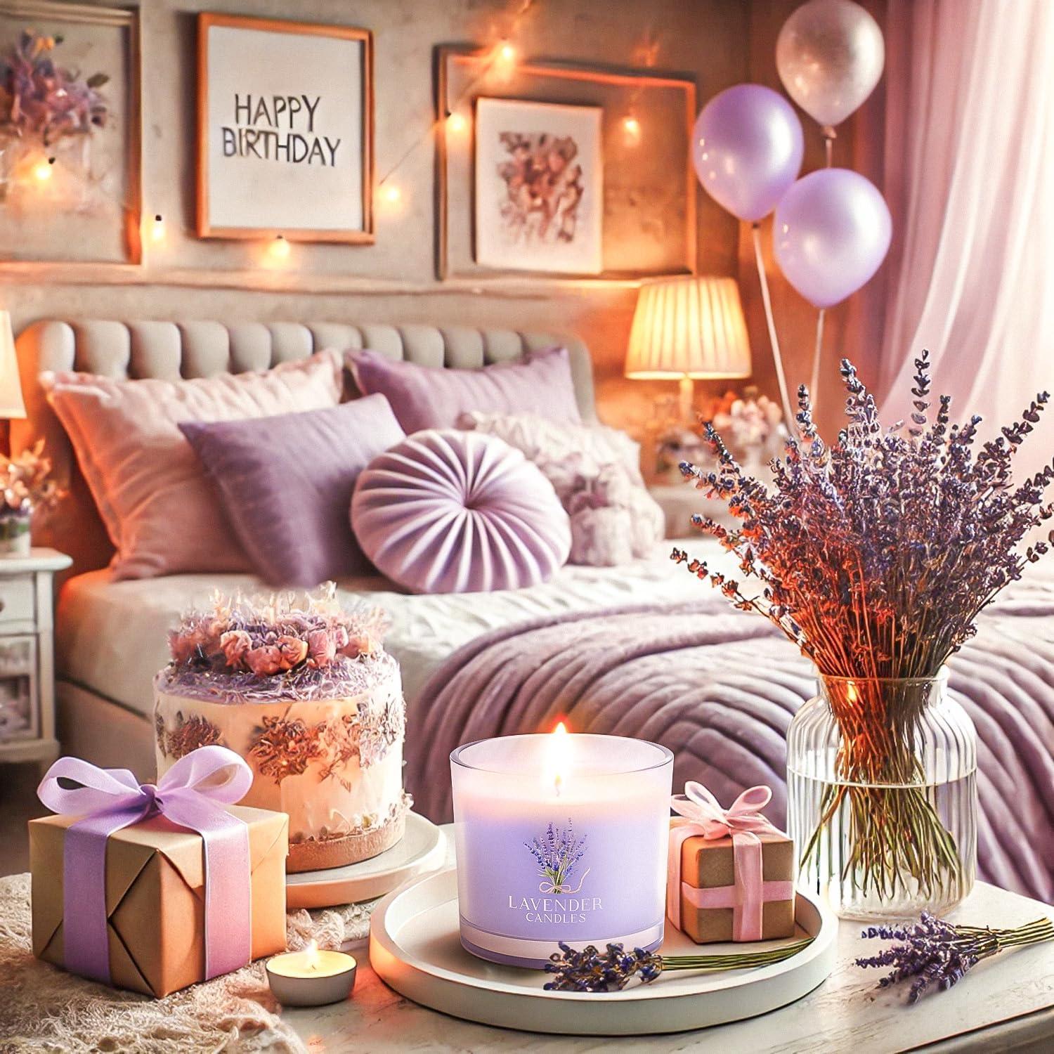 Set de 3 Velas Aromáticas Lavanda CHILLFLAME - 198 g